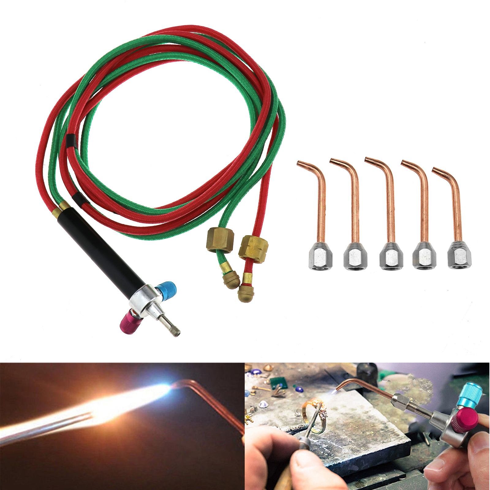 Jewelry Jewelers Micro Mini Gas Little Torch Welding Soldering Kit & 5