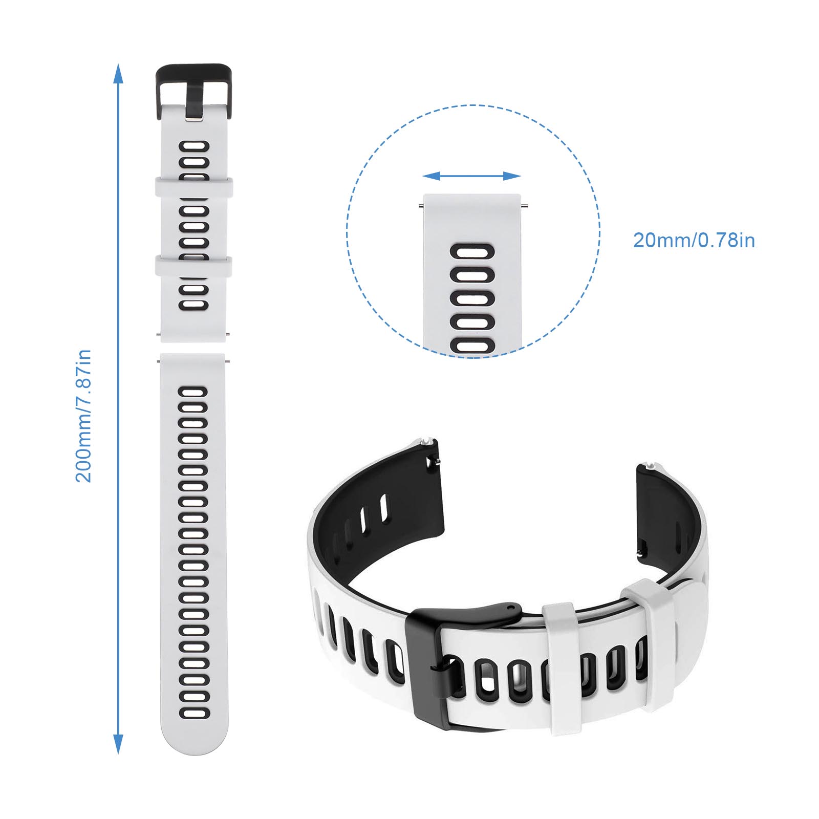 garmin venu sq strap size