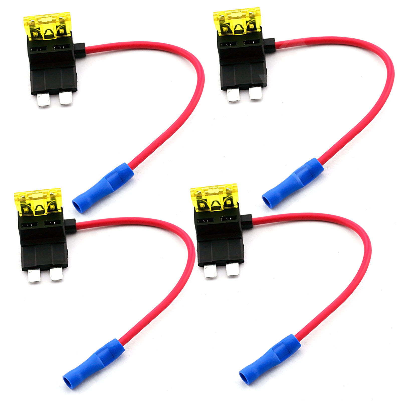 12V Standard Add A Circuit Fuse Box Holders Piggy Back Adaptor Car ATO ATC