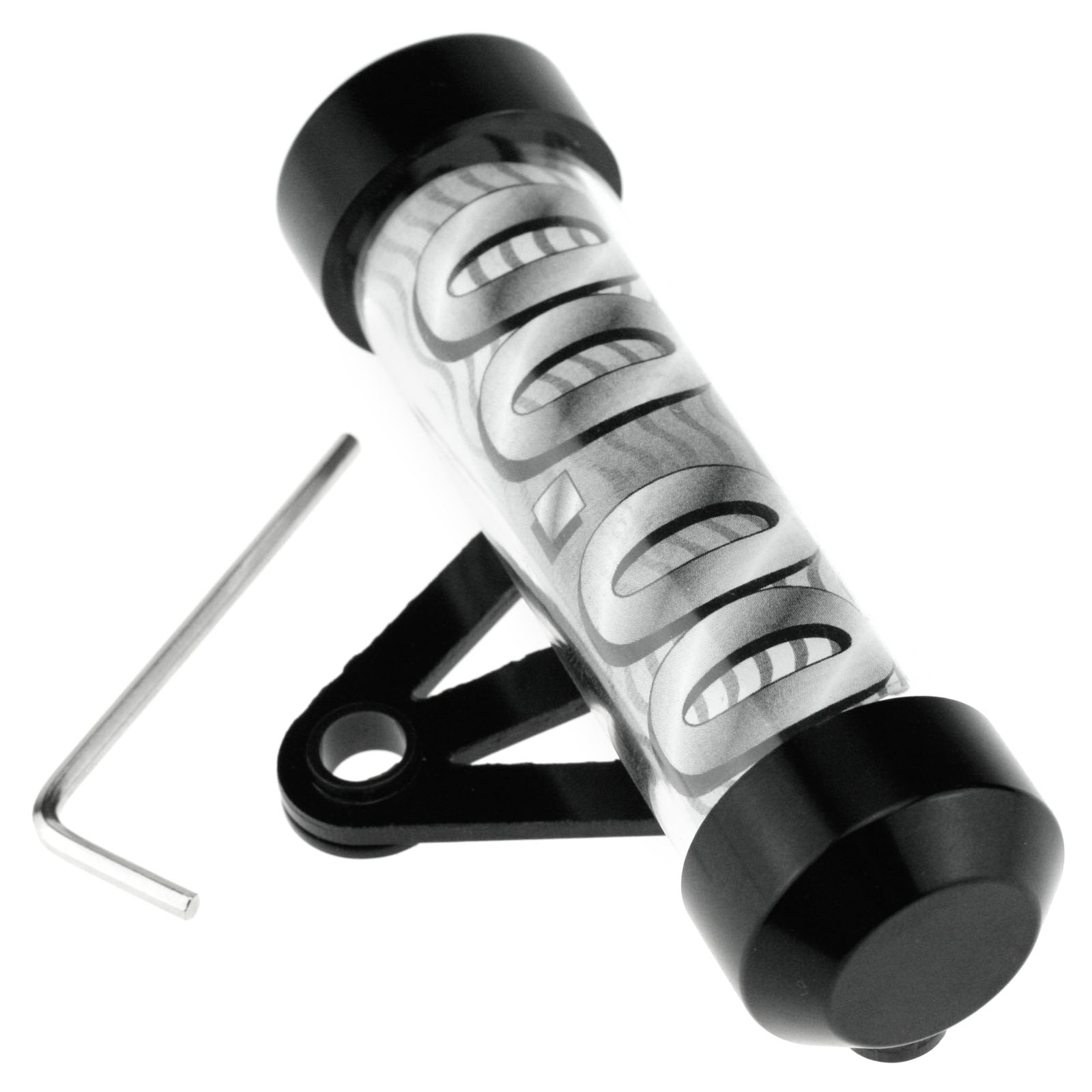 Gorgeri Thumbnail Tube, Motorcycle Vignette Holder, Motorcycle Tax Holder, Universal Fiscal Disc Tube, Waterproof Aluminium Alloy And Acrylic (Blue