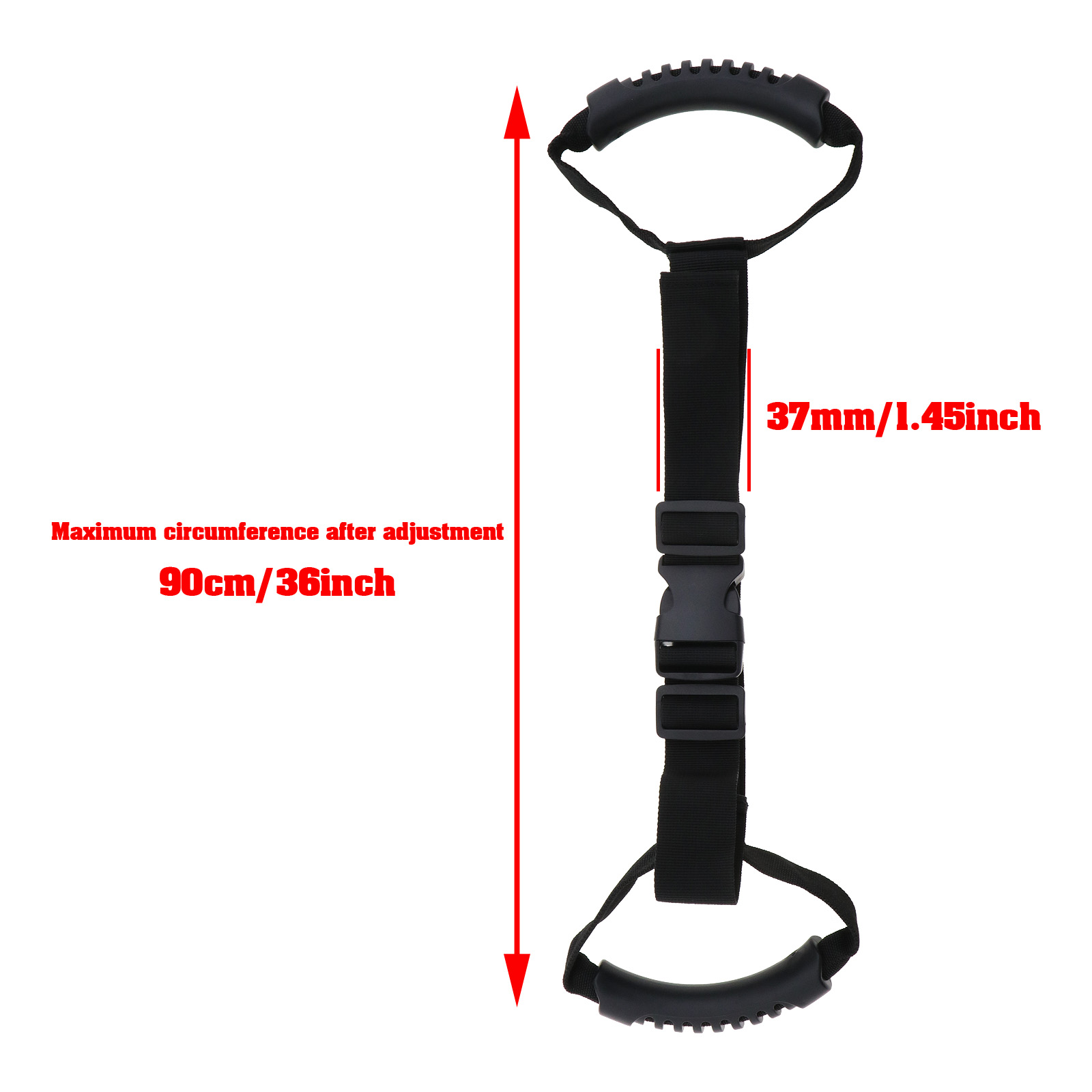 motorcycle passenger grab belt