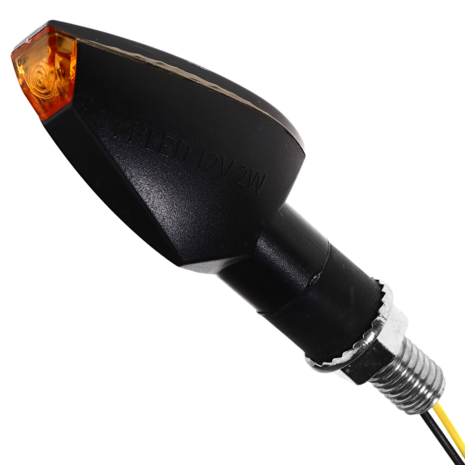 4pcs 12 LED Motorcycle Turn Signal Indicators Ambers Blinker Emark Universal eBay