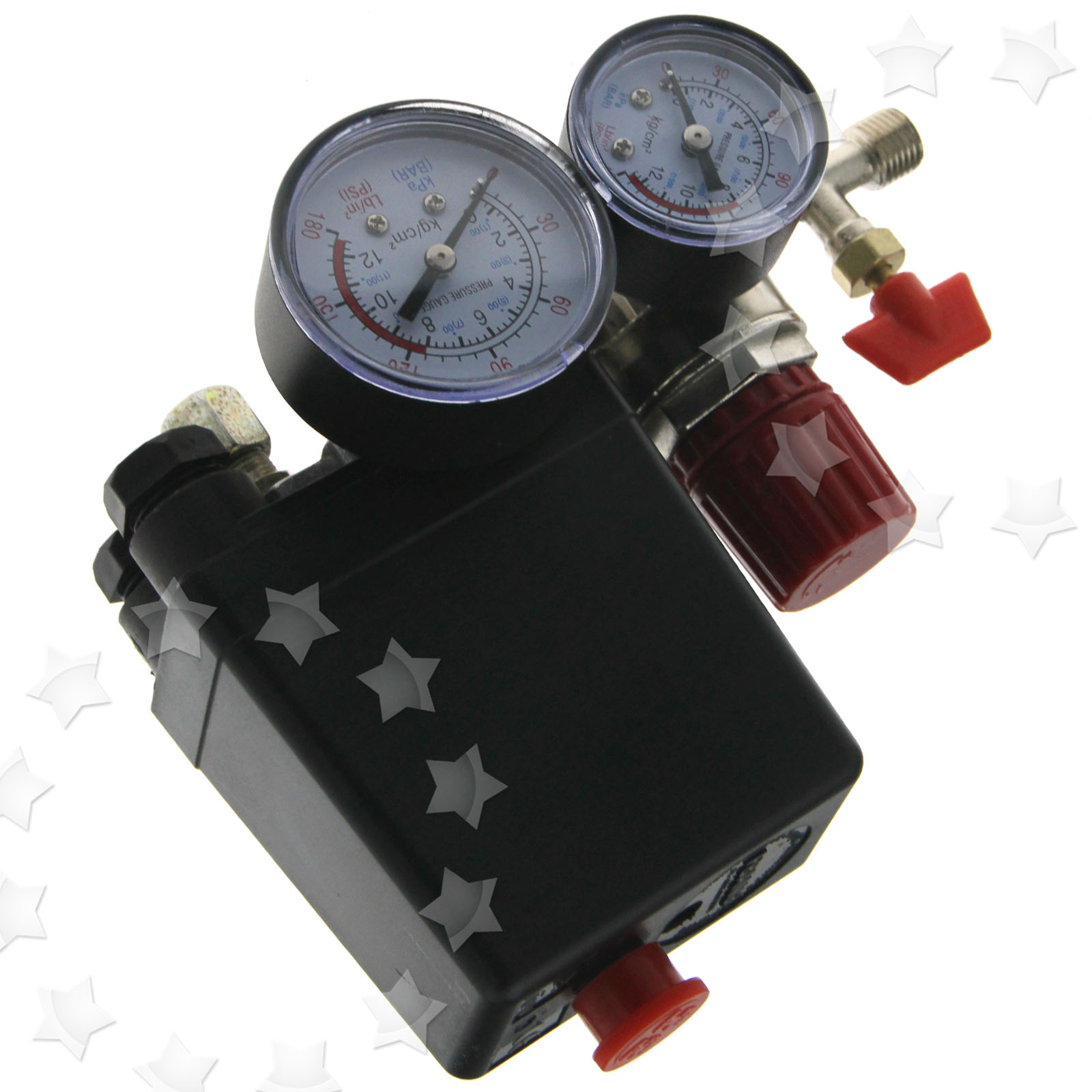 240V 0180 PSI Air Regulator Compressor Pressure Control Switch Relief
