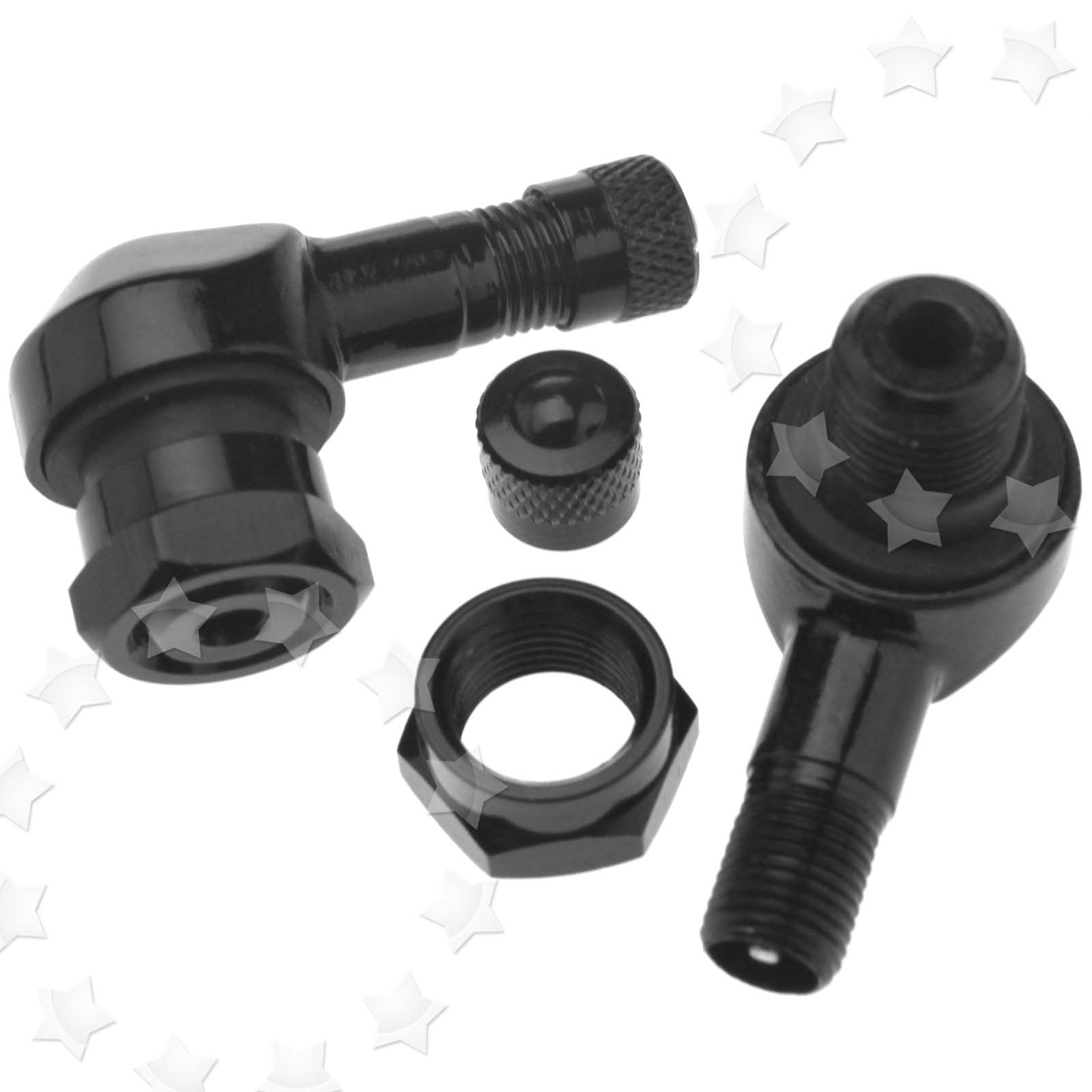 4Pcs 11,3 mm Motorrad Felgenventil Adapter Motorrad Winkelventil Aluminiumlegierung Motorradventile Motorrad Ventiladapter CNC Reifen Ventil Ventiladapter Reifenventilverlängerung für Motorrad