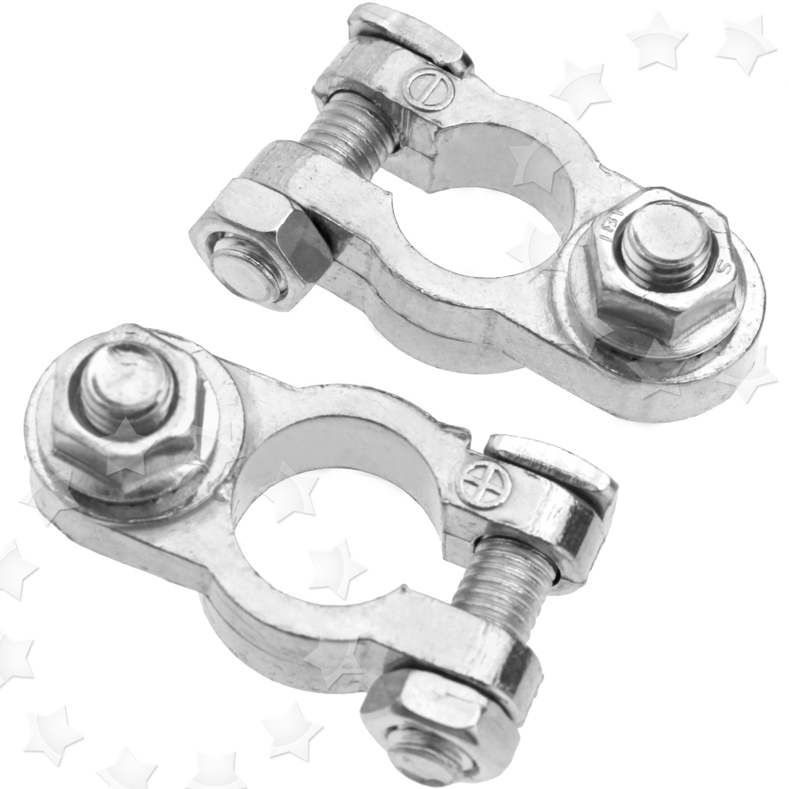 Auto Car Electric M8 Zinc Alloy Positive Negative Battery Terminals