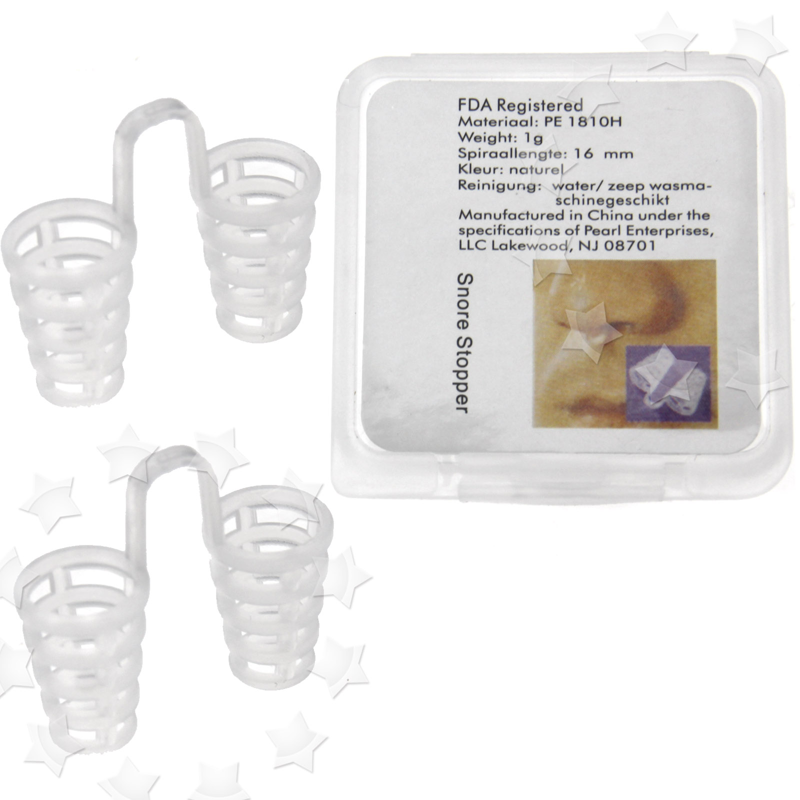 Mini Anti Snore Nose Clips Snoring Device Snoring Plug Breathe Easy