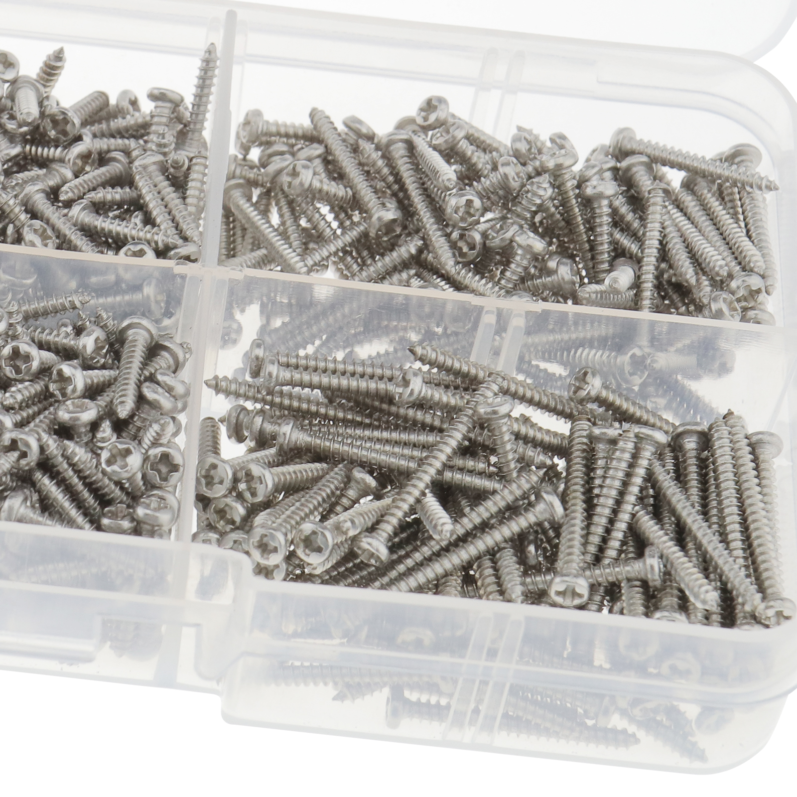 800pc Stainless Steel SelfTapping Screws Flat Head Assorted Box M2 95509635082 eBay