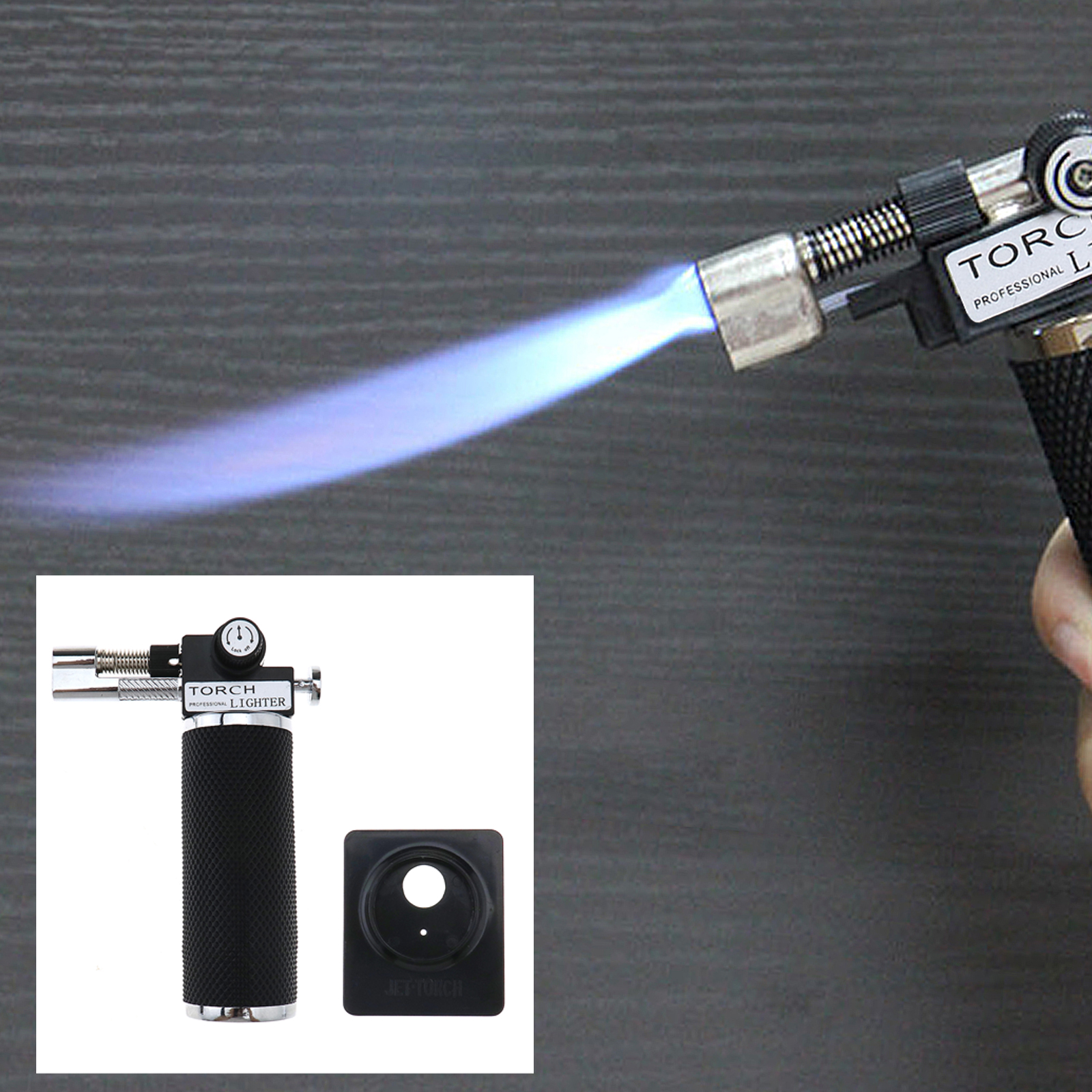 Windproof Inflatable Welding Soldering Mini Butane Gas Blow Torch Jet