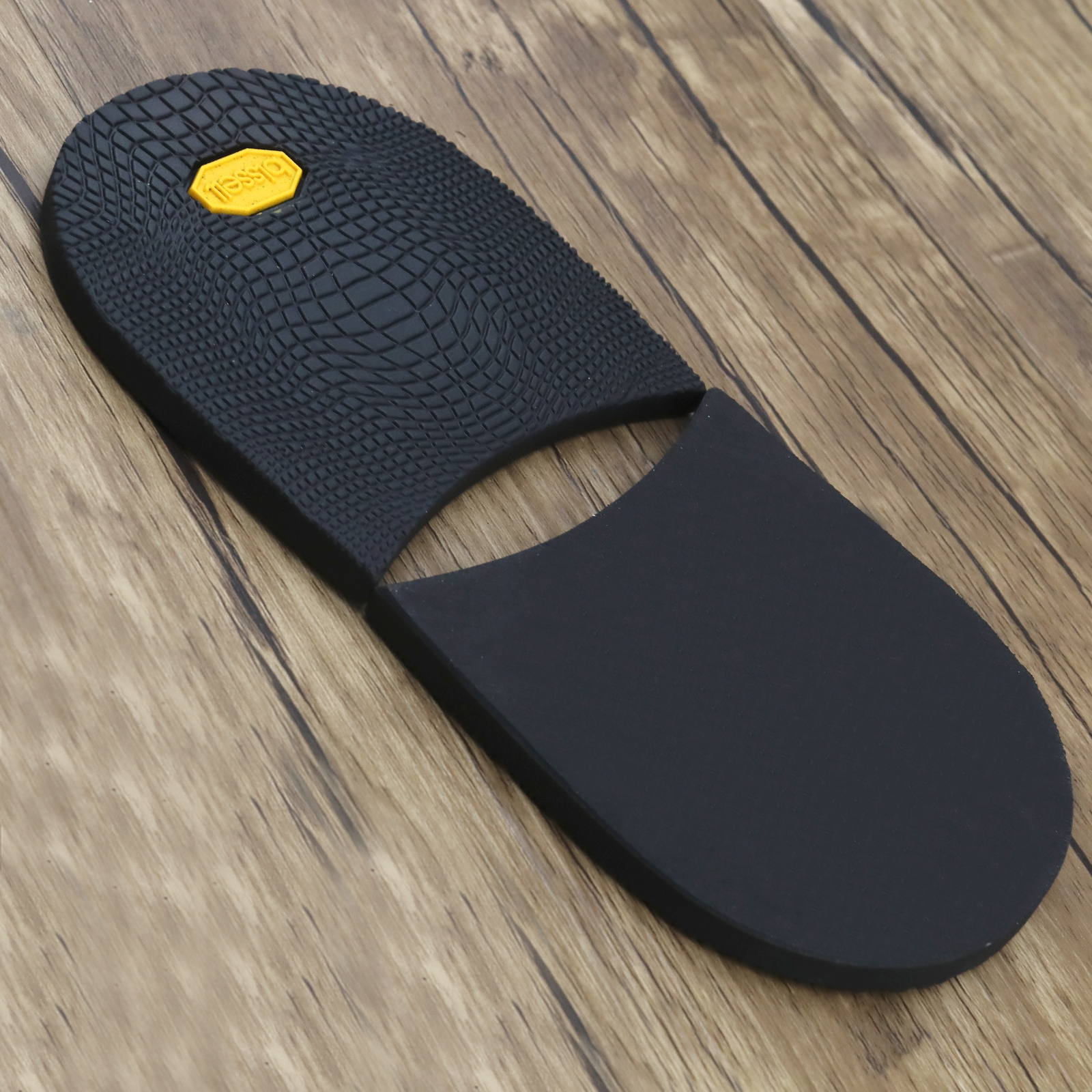 Unisex Rubber Soles Heels Pads Grip DIY Wear-resistant Shoe Repair ...
