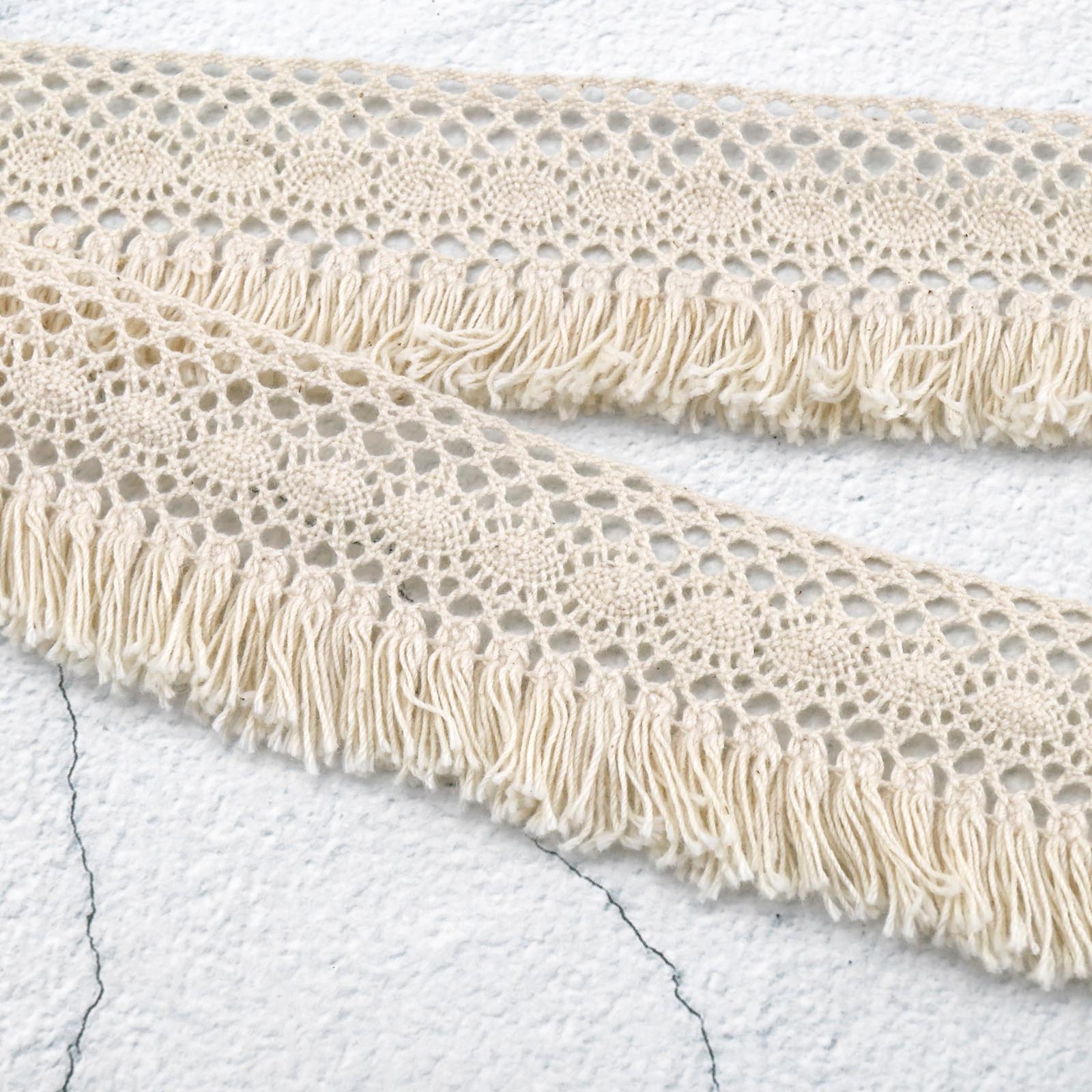 Cotton Tassel Fabric Fringe Trim Decorative DIY Crafts Dress Trimming