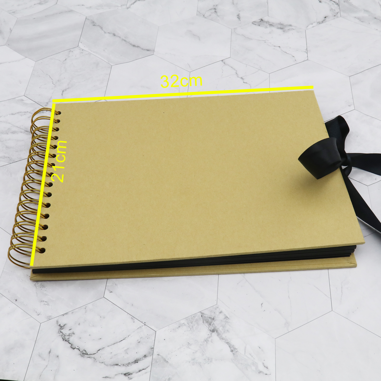 Kraft Paper 80 Pages DIY Scrapbooking Scrapbook Photo Album Hardcover