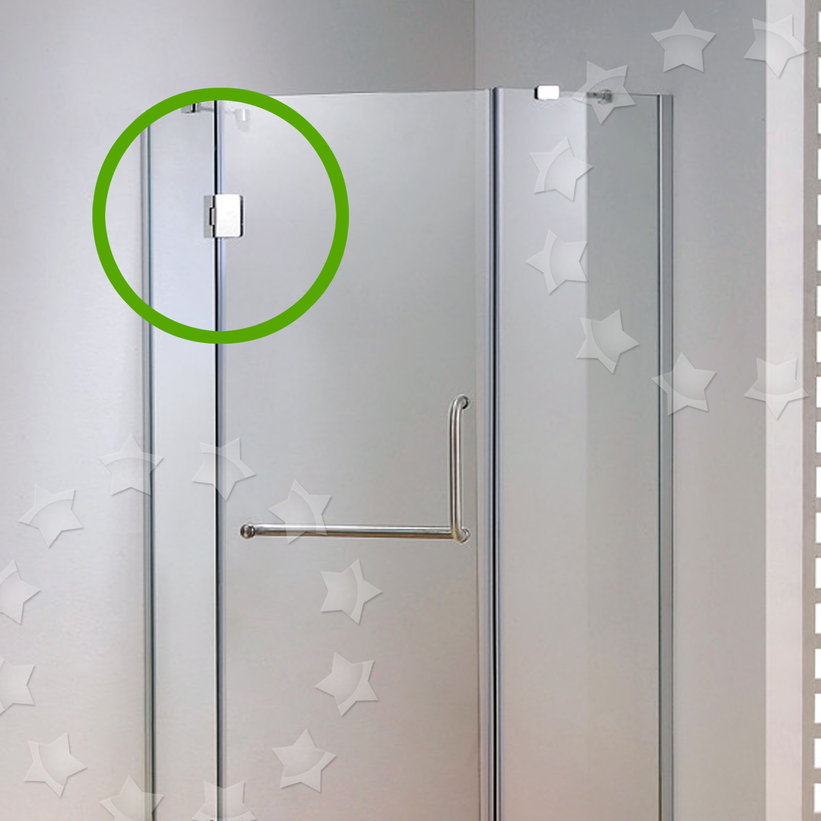 Glass Hinges 135º For Cabinet Inset Shower Door Polished Chrome Glass Hinges 135º For Cabinet Inset Shower Door Polished Chrome Plated Bracket