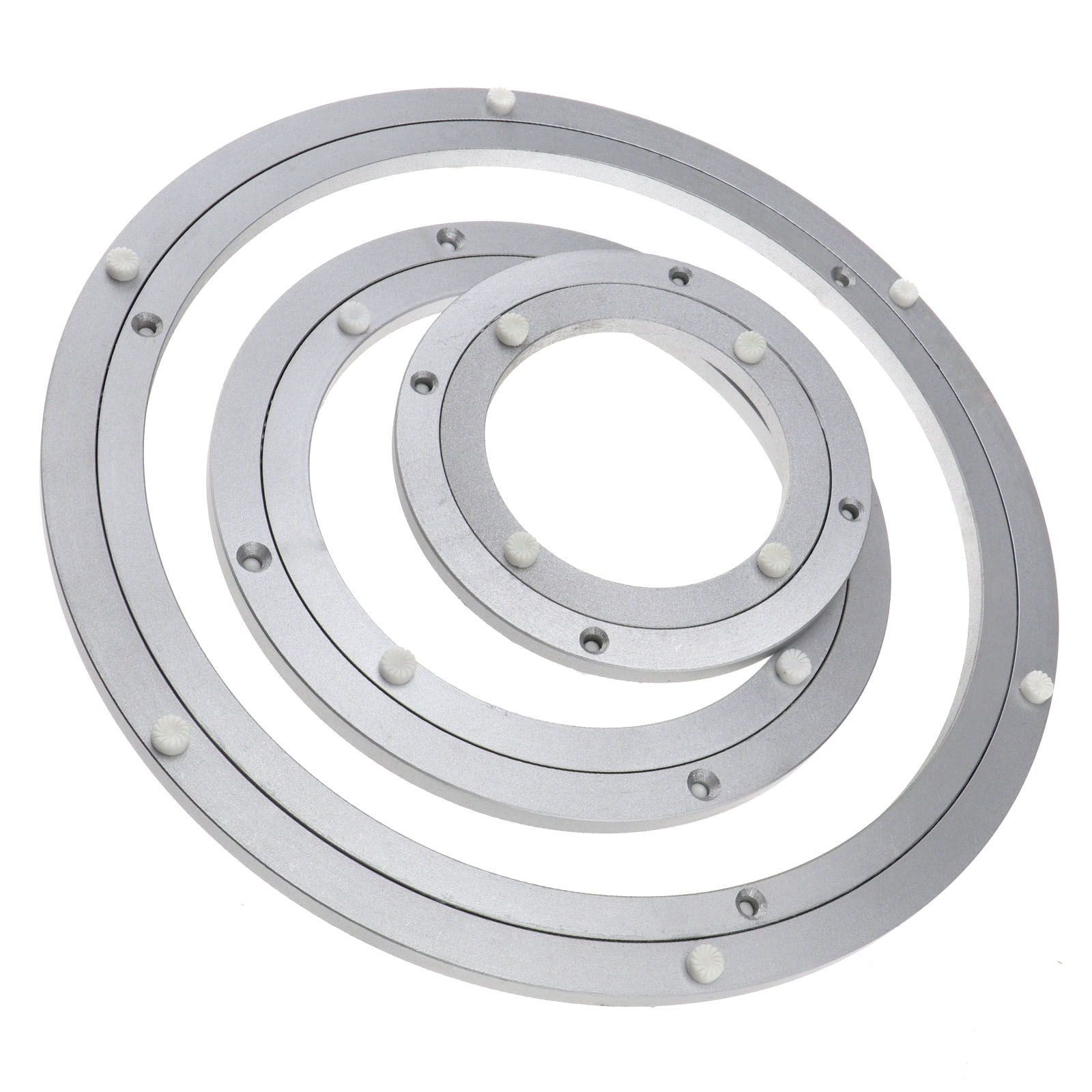 12" Heavy Duty Metal Lazy Susan Swivel Ball Bearing Turning For Food