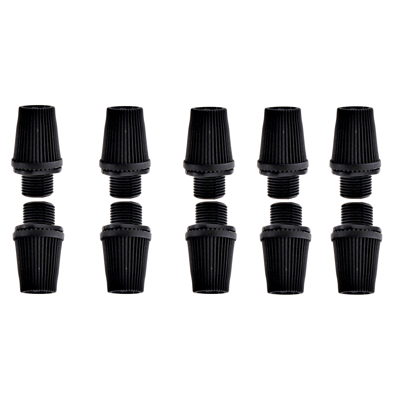 10Pcs Retro Pendant Strain Relief Plastic Cord Grip Cable Lock Home