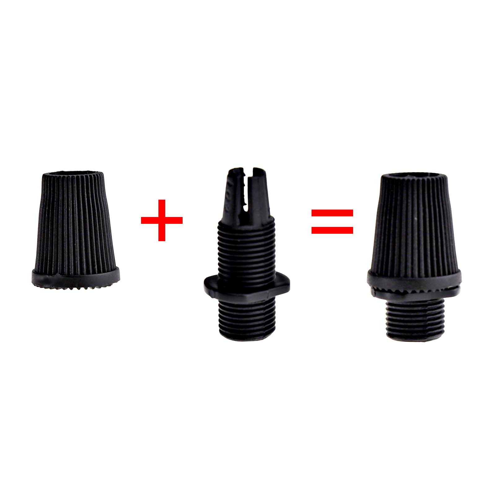 10Pcs Retro Pendant Strain Relief Plastic Cord Grip Cable Lock Home