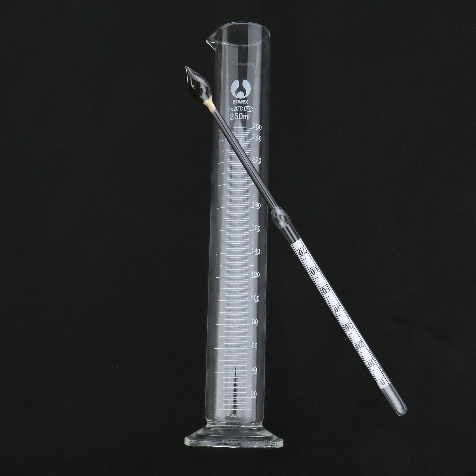 Glass Measuring Cylinder + Jar Combo Chemistry Homebrew Moonshine