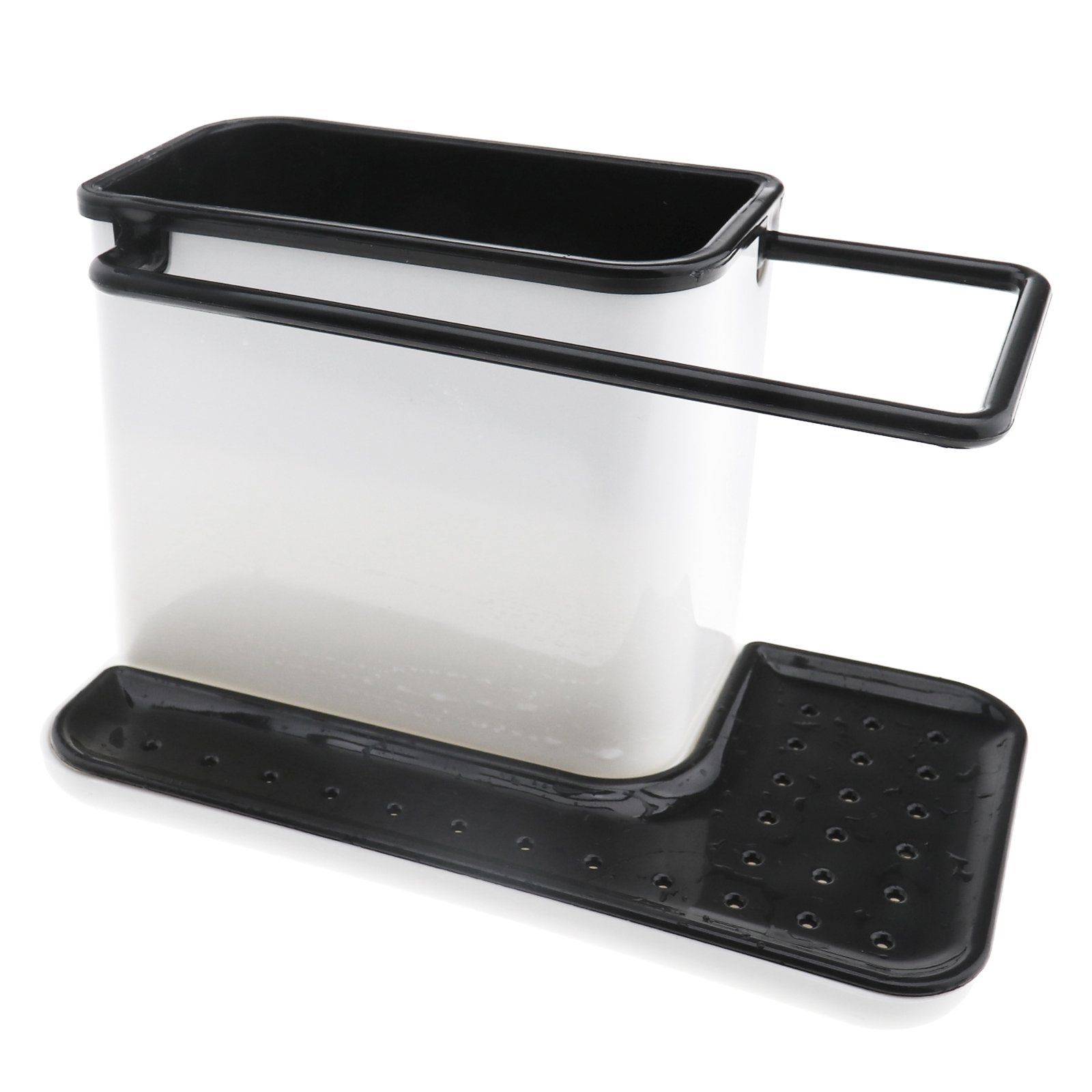 Bathroom Sink Caddy Sponge Holder Storage Organizer Soap Drainer Rack