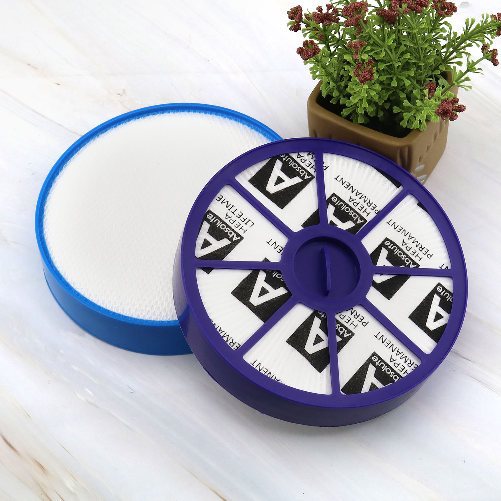 Washable Purple Pre&Post Motor Hepa Filter Set For Dyson DC19 DC20 DC21