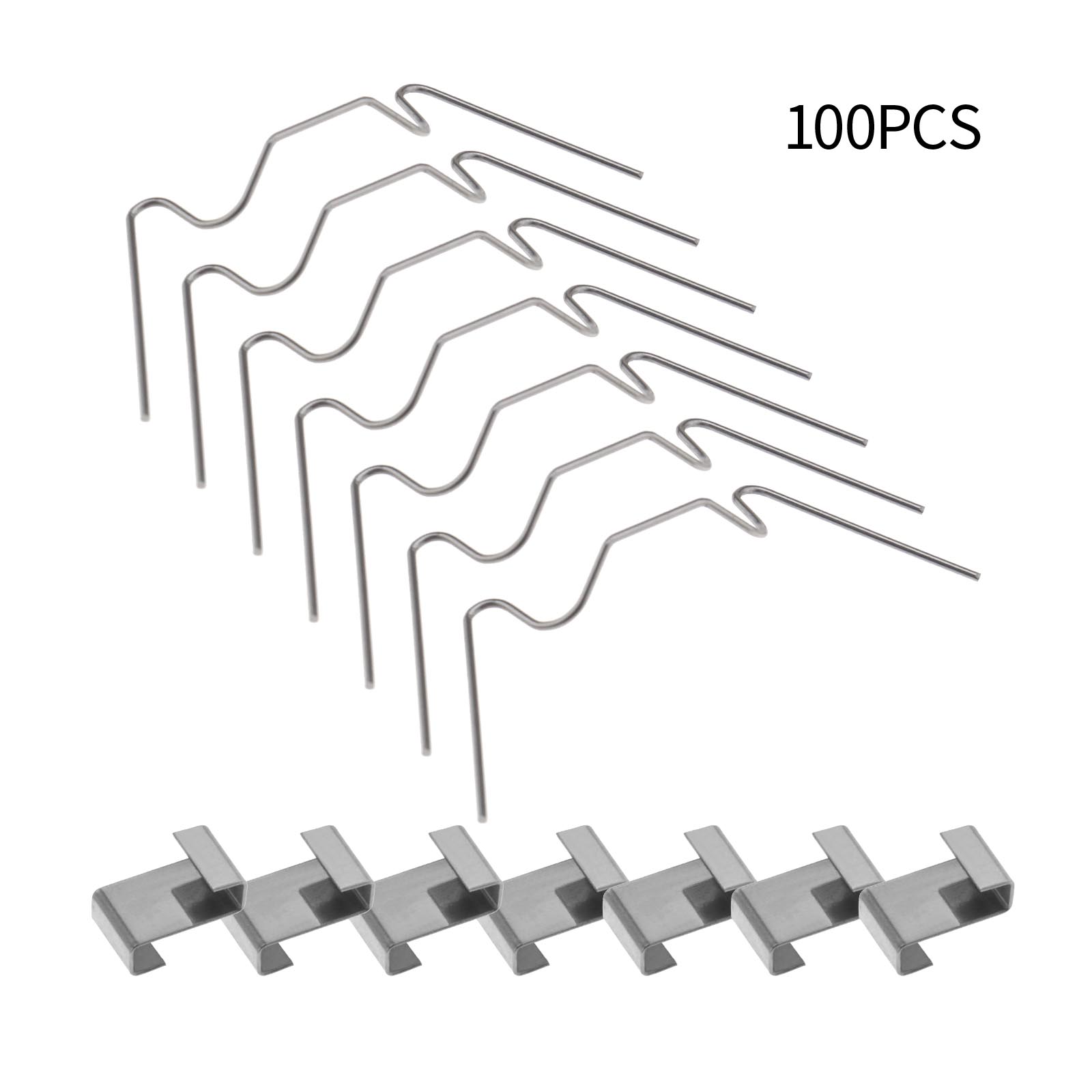 50 W and 50 Z Glazing Clips for Greenhouse Glass Polycarbonate Acrylic
