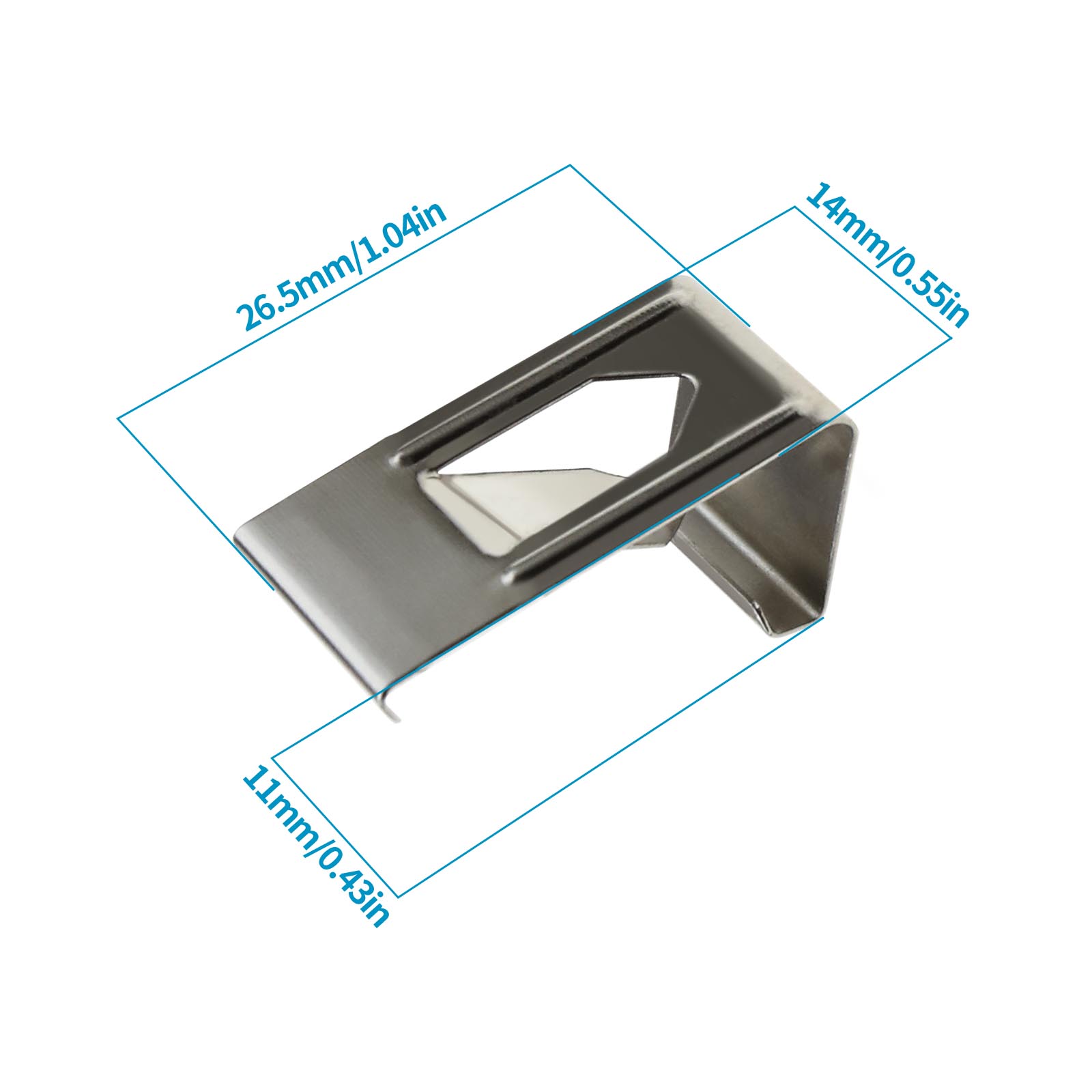 50x/100x Silver Metal Spring Turn Clip Hanger For Frame 3D Printer Heated Bed 50x/100x Silver Metal Spring Turn Clip Hanger For Frame 3D Printer Heated Bed