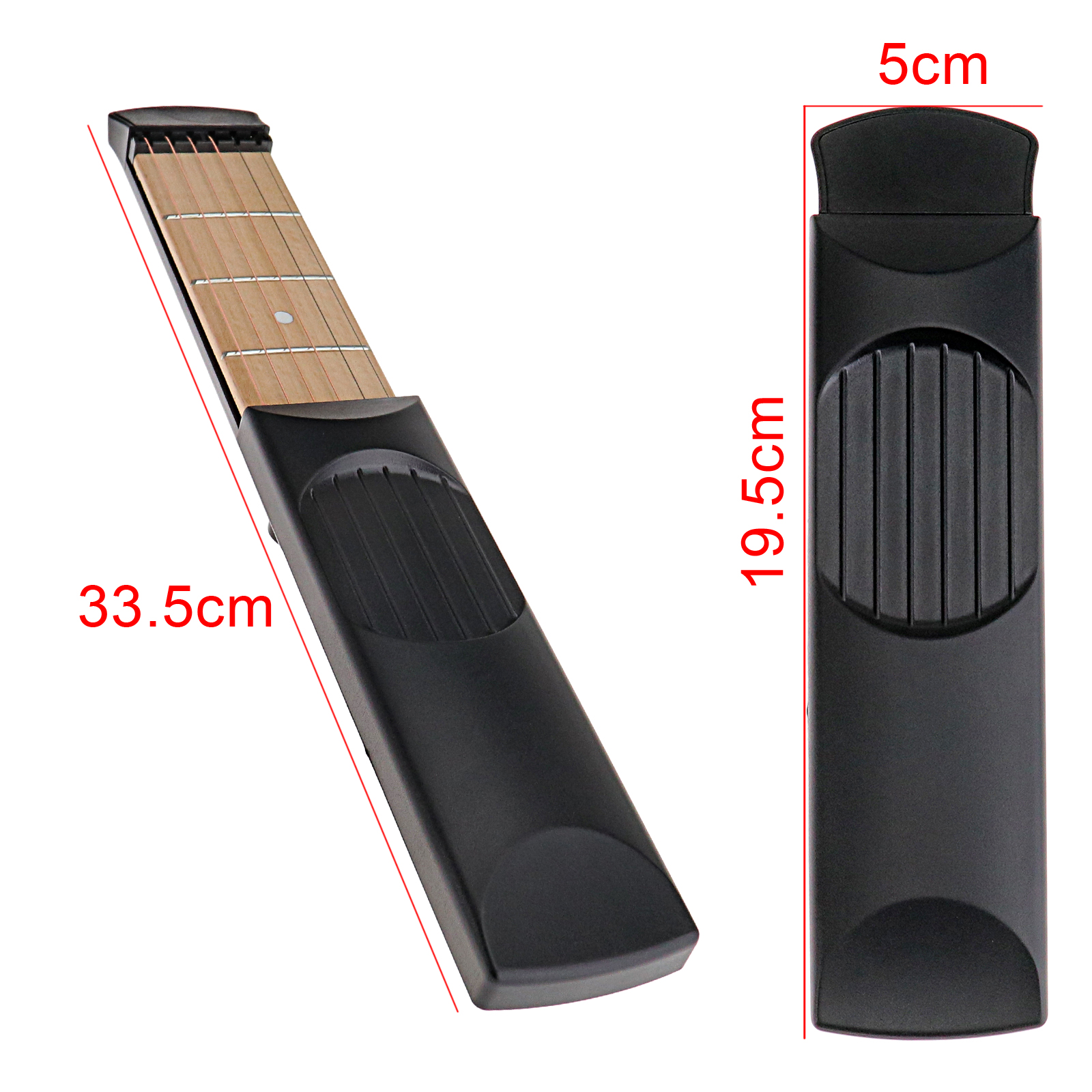 Portable Pocket Guitar Bass Practice Tool Gadget Chord Trainer 4 Fret