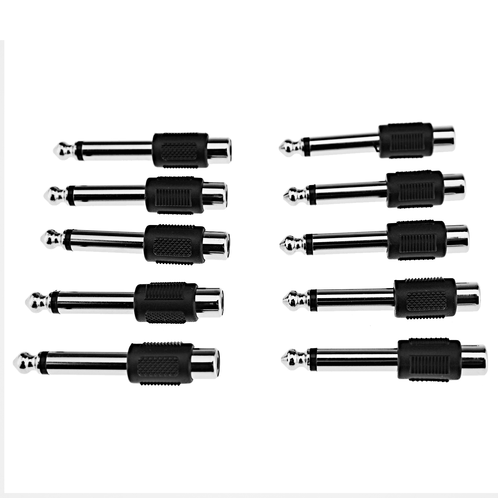 10PCS RCA Phono In Line Sockets Female Connector Plug