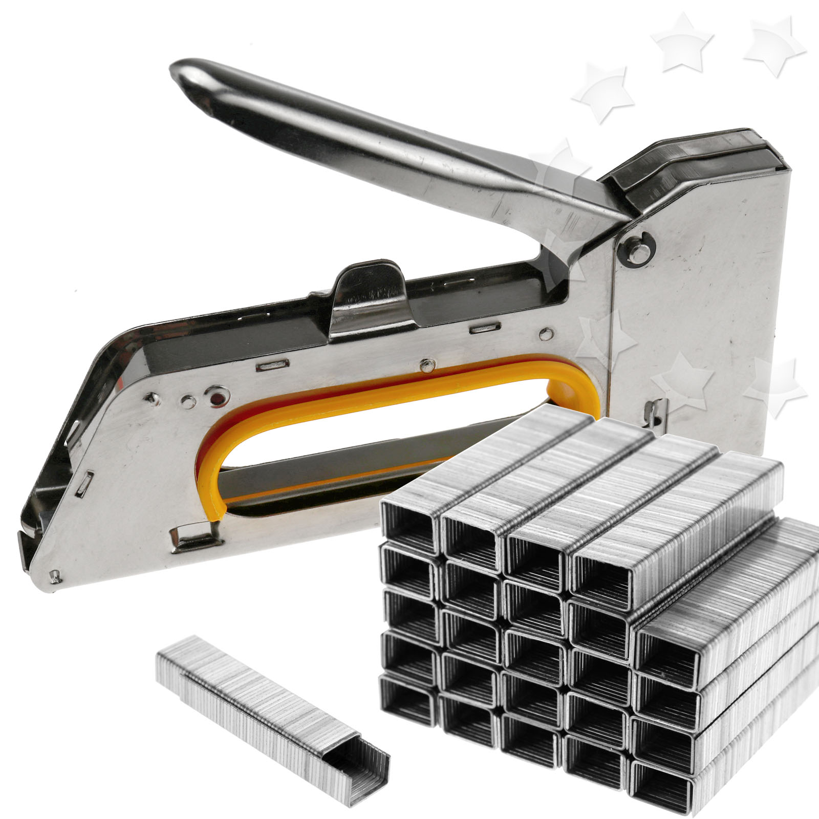 New 4/6/8mm Staple Upholstery Tacker Stapler w/2500PCS 6mm Staples