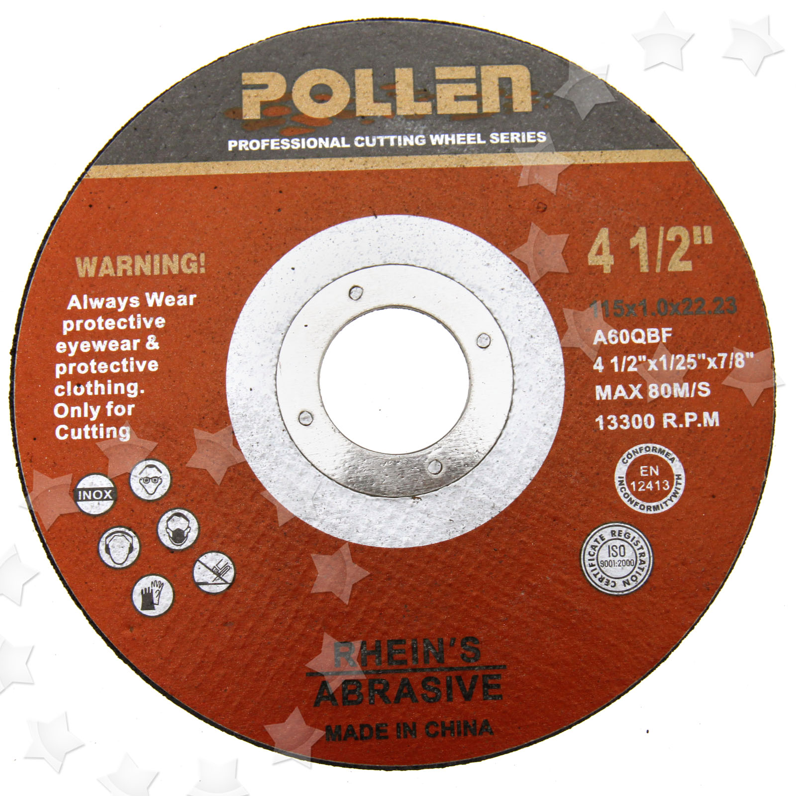 20pcs Angle Grinder 115mm x 1mm x 22.2mm Cutting Discs Cutting Wheel