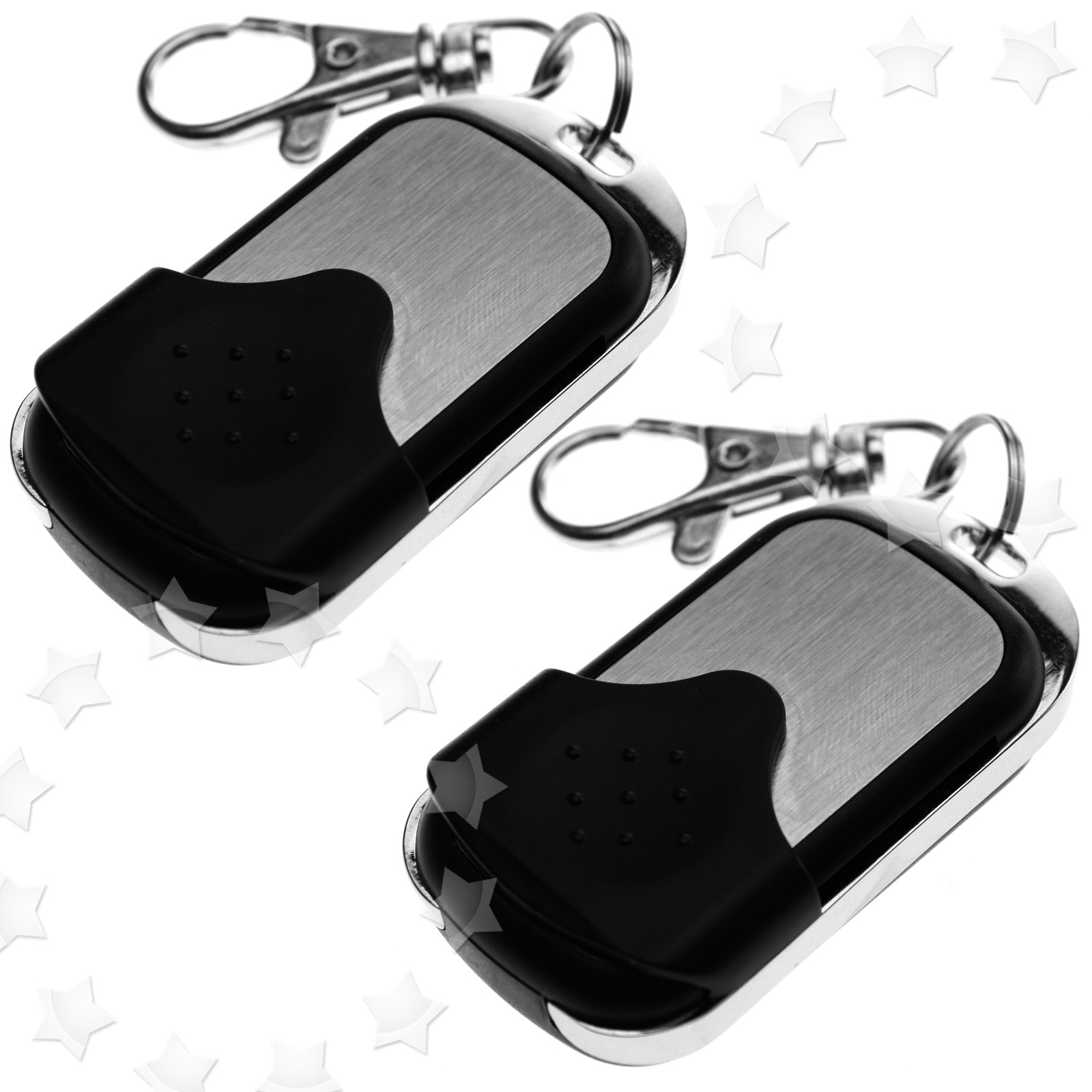 2x 433mhz Remote Control Garage Door Push Lock Cloning Electronic Key