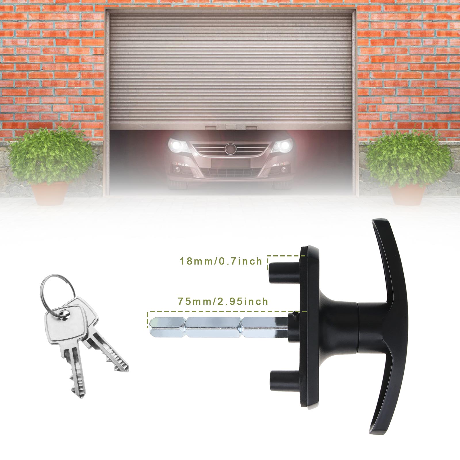Creative Garage Door Overhaul Kit for Small Space