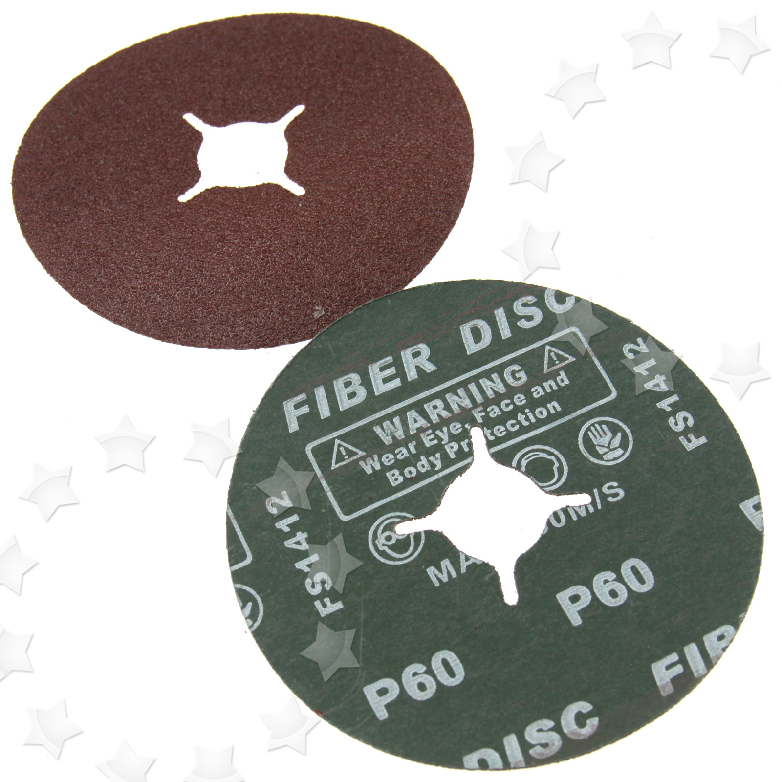 115mm Rubber Backing Pad for Angle Grinder + 30 Fibre Sanding Discs eBay