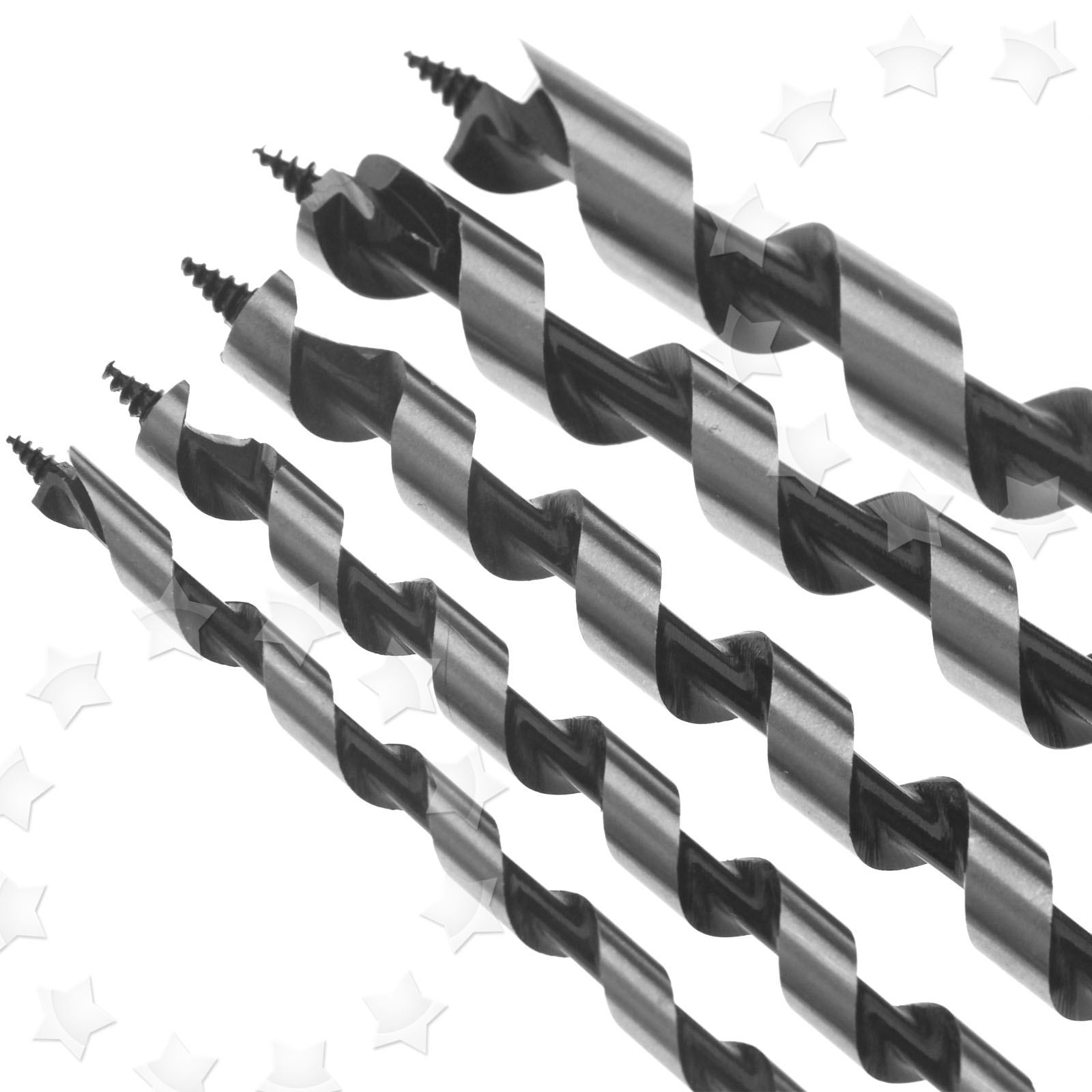 5PCS 6 8 10 12 14mm Wood Drill Bits Wookworking Auger Bit Set 230mm Hex