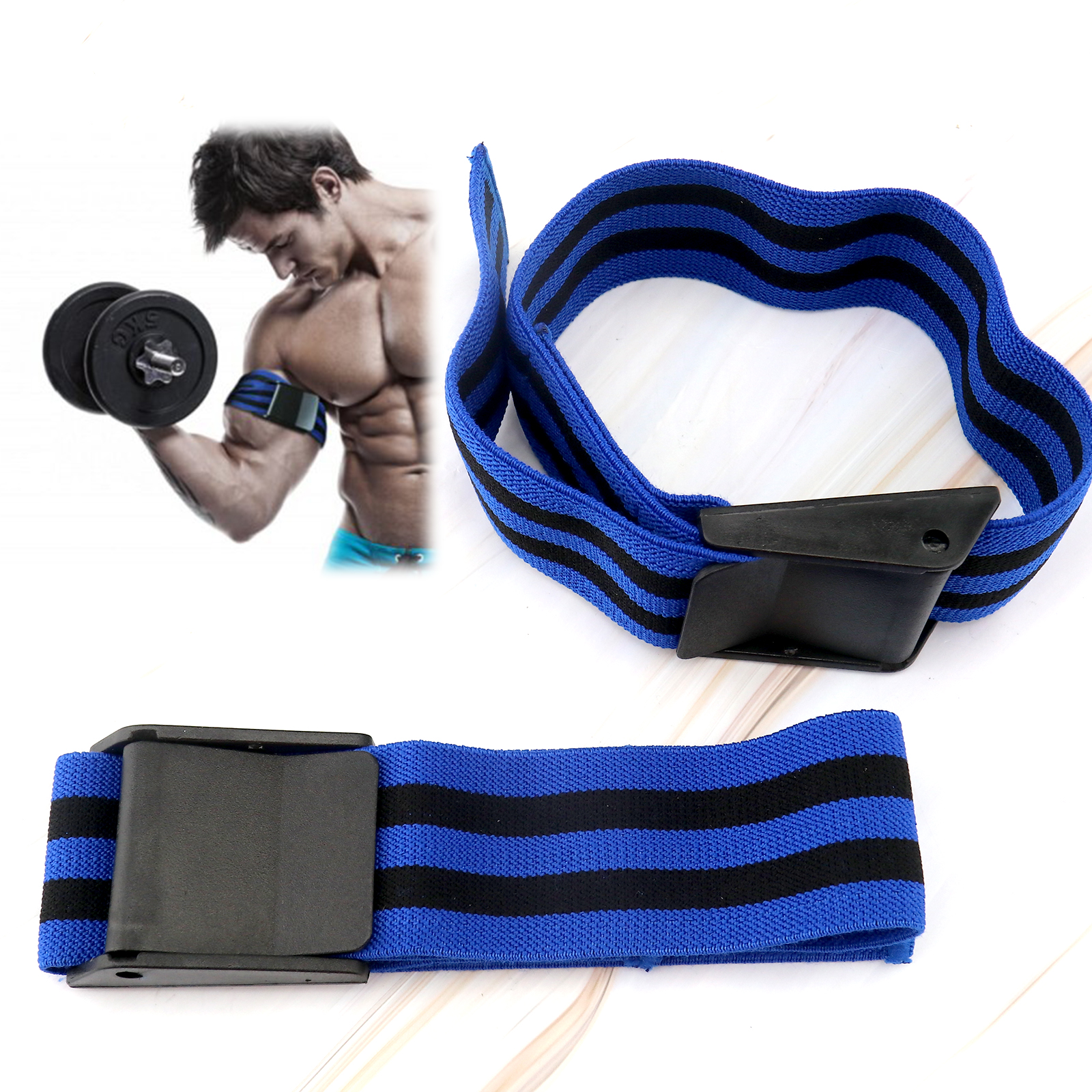 2pc Fitness Occlusion Band Wrap Blood Flow Restriction Training