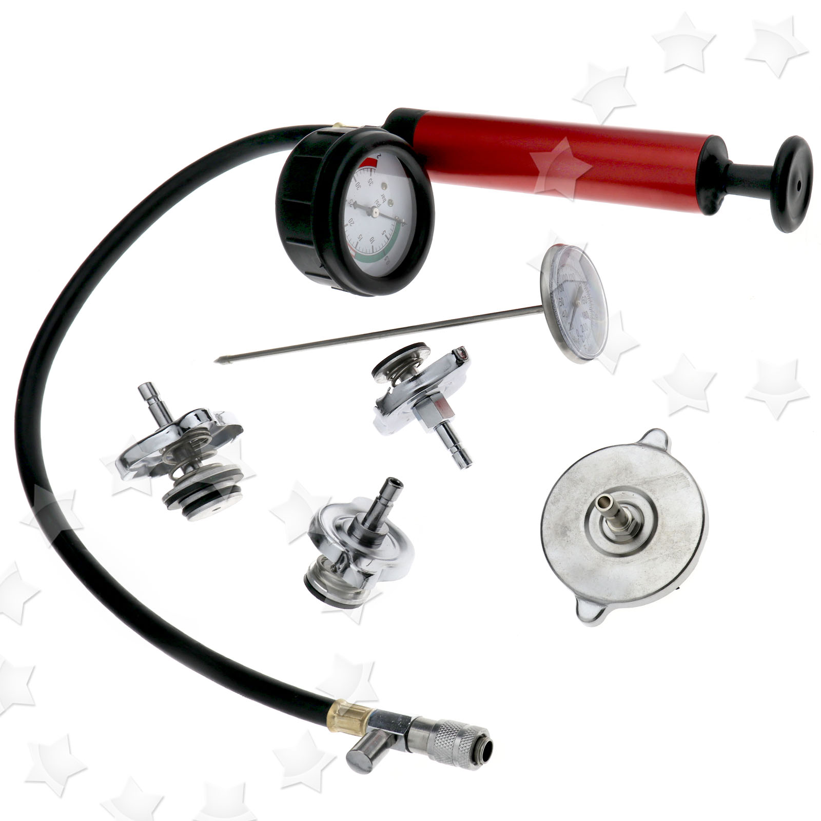 Radiator Vacuum Pump Coolant System Checker Pressure Leak Detector Tester Tool - Foto 3