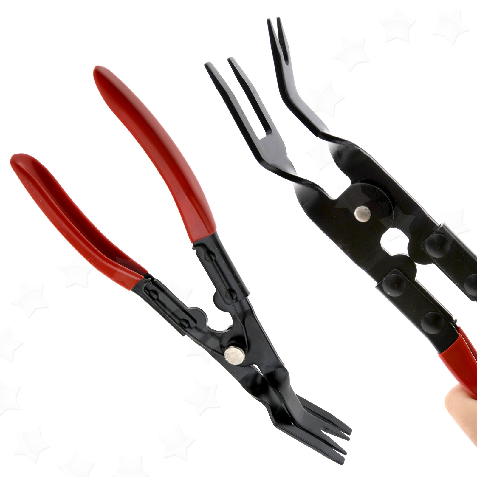 7PC CAR DOOR PANEL TRIM CLIP REMOVAL PLIER & UPHOLSTERY REMOVER PRY BAR TOOL SET 608415763970 eBay