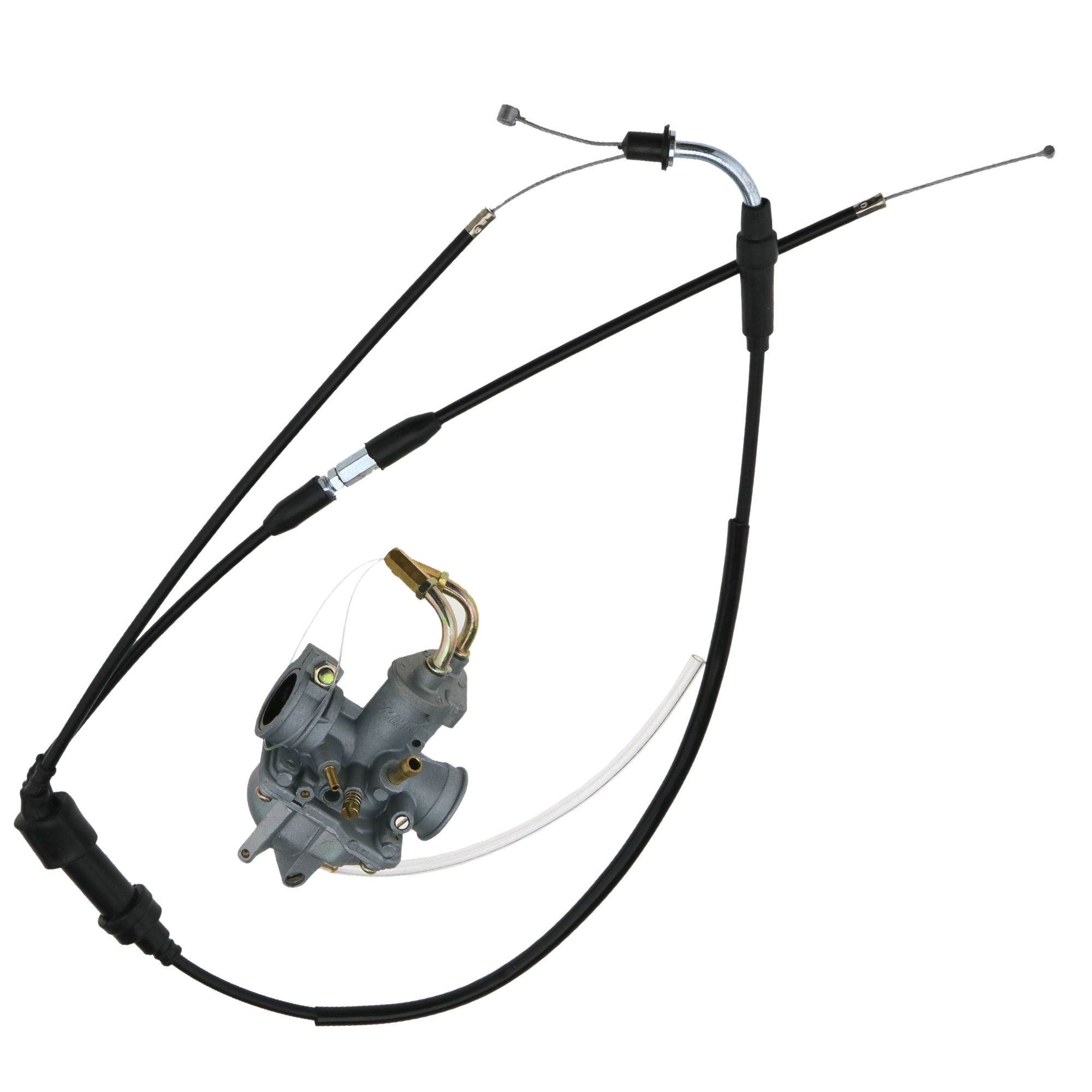 NEW CARBURETOR THROTTLE Gas Choke Cable Set For Yamaha PW50 19832006