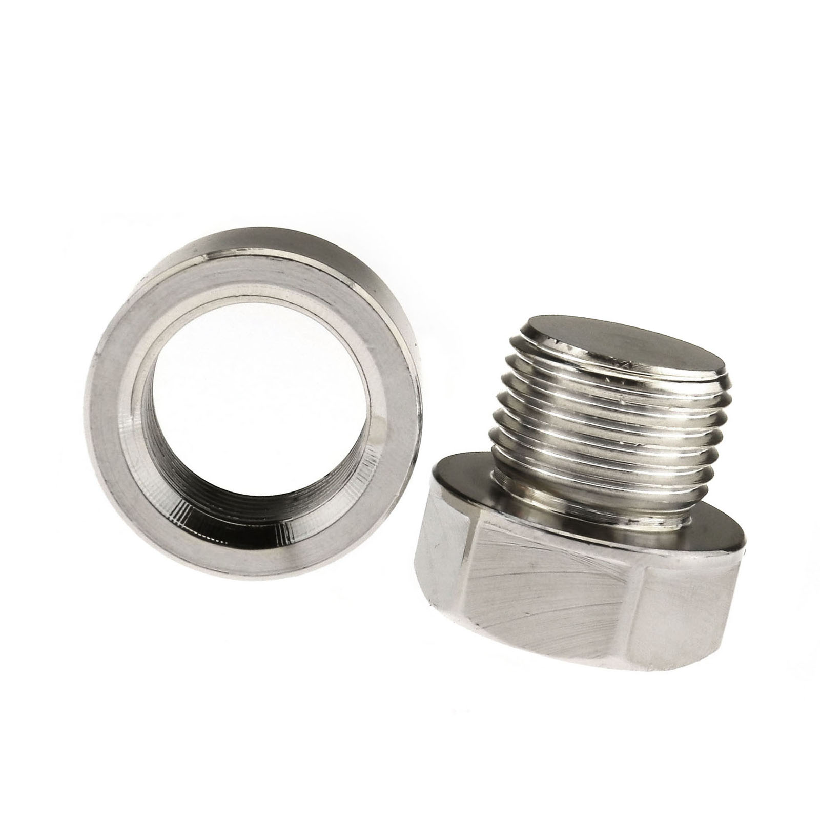 EXHAUST OXYGEN O2 SENSOR NUT & BUNG/WELD ON FITTING M18 X 1.5mm Mental