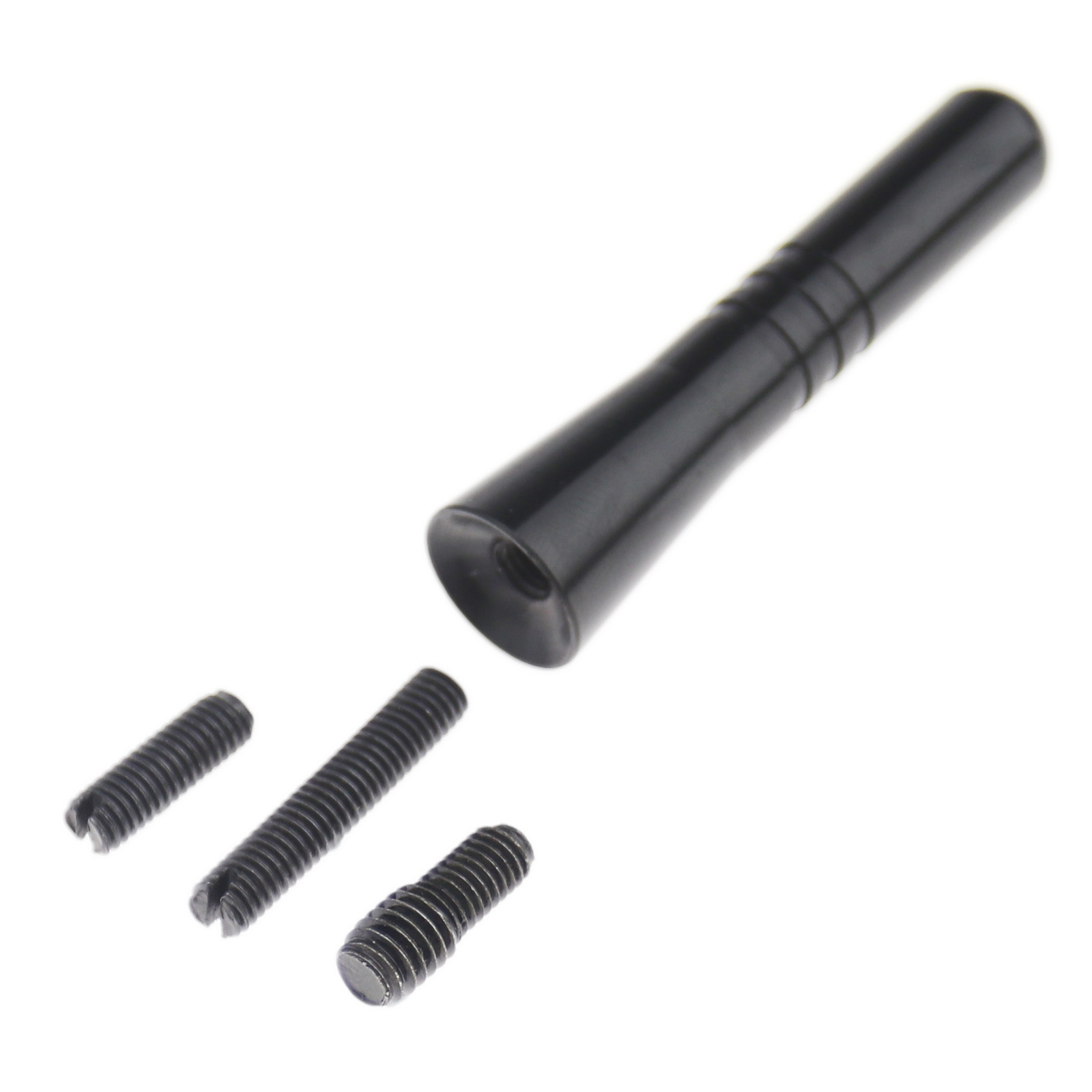 2 Style Screw Accessory Car Auto Short Stubby Antenna Aerial AM//FM Radio Mast
