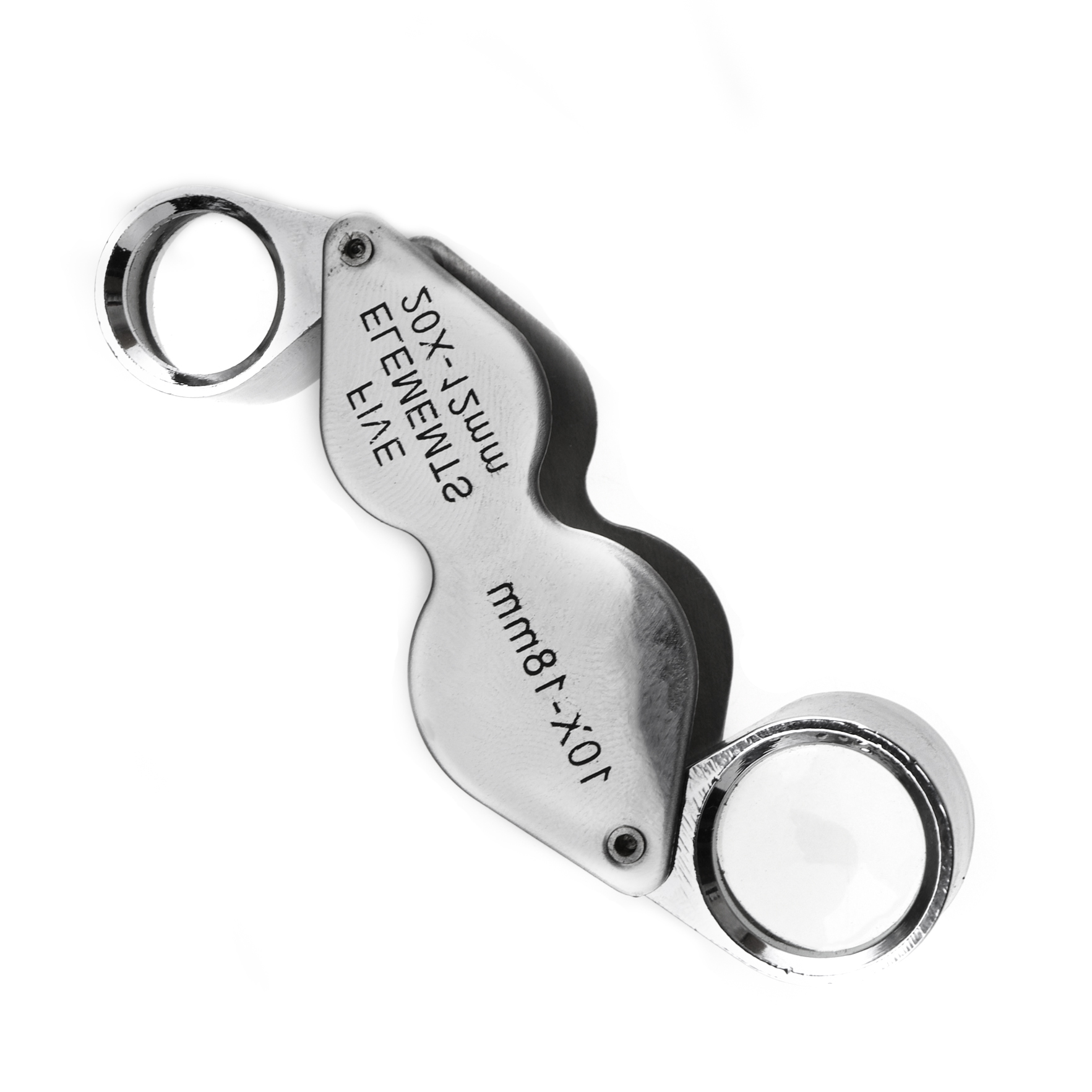 Metall 20x12mm Fach Juwelierlupe und 10x18 mm Lupe 2 Lupen in einer Dual Lens 