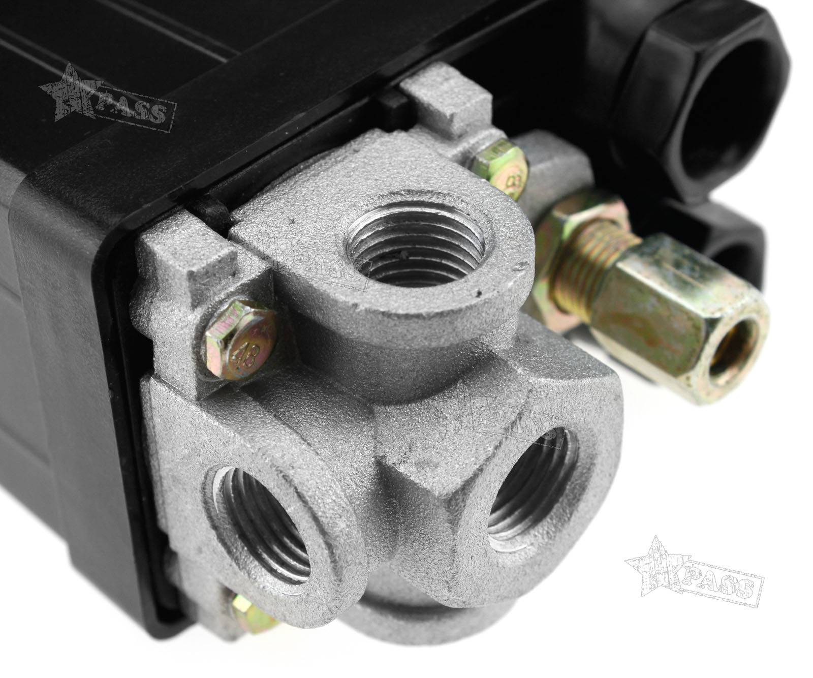 Four Port Manifold Air Compressor Pressure Switch Single Phase 240V