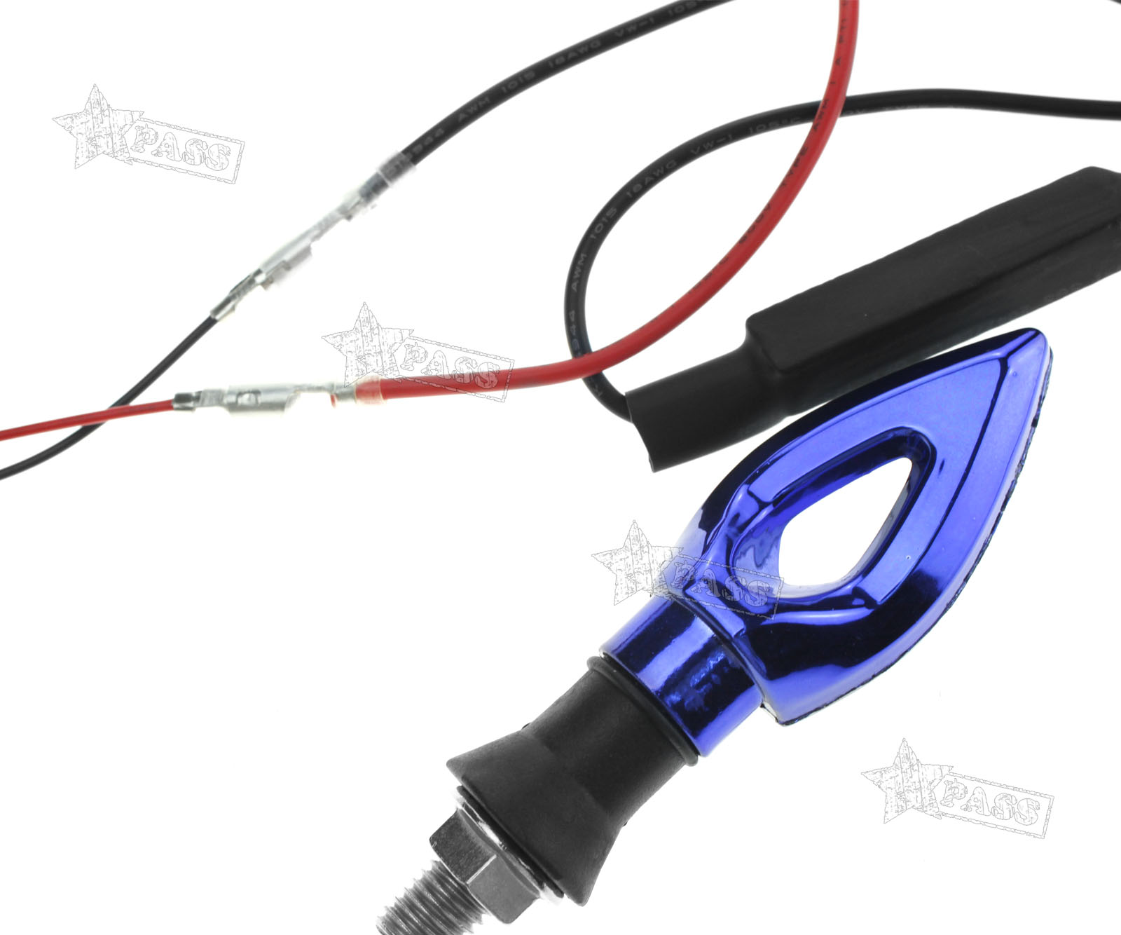 4X MOTORCYCLE LED INDICATOR/FLASHER TURN SIGNAL RESISTORS/RELAY CABLE