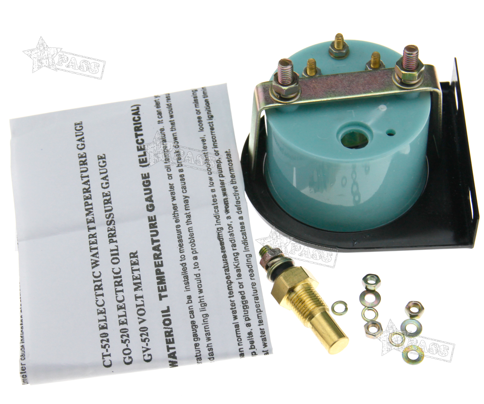 NEW CAR WATER Temperature Gauge 40120℃ Meter Dials Temp Motor Pointer