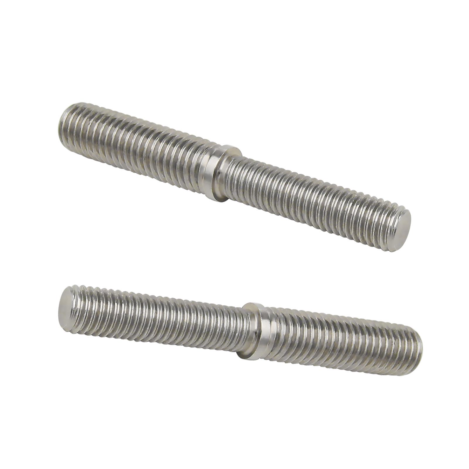 M6 to m8 m8 to m10 m10 to m12 double end threaded stud screw bolt 2pcs