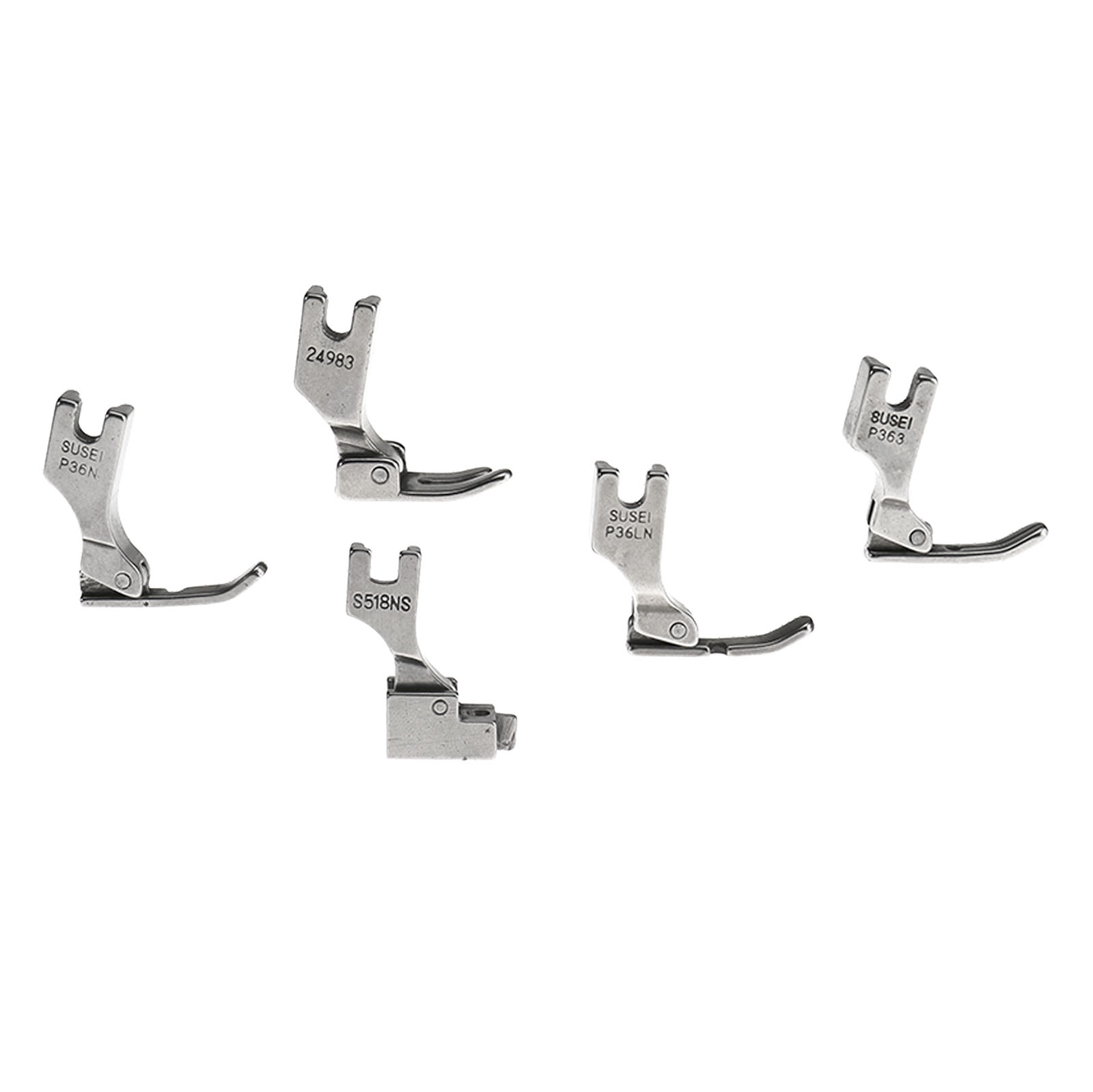 5X Right Left Narrow Zip Zipper Foot For Brother Juki Industrial Sewing