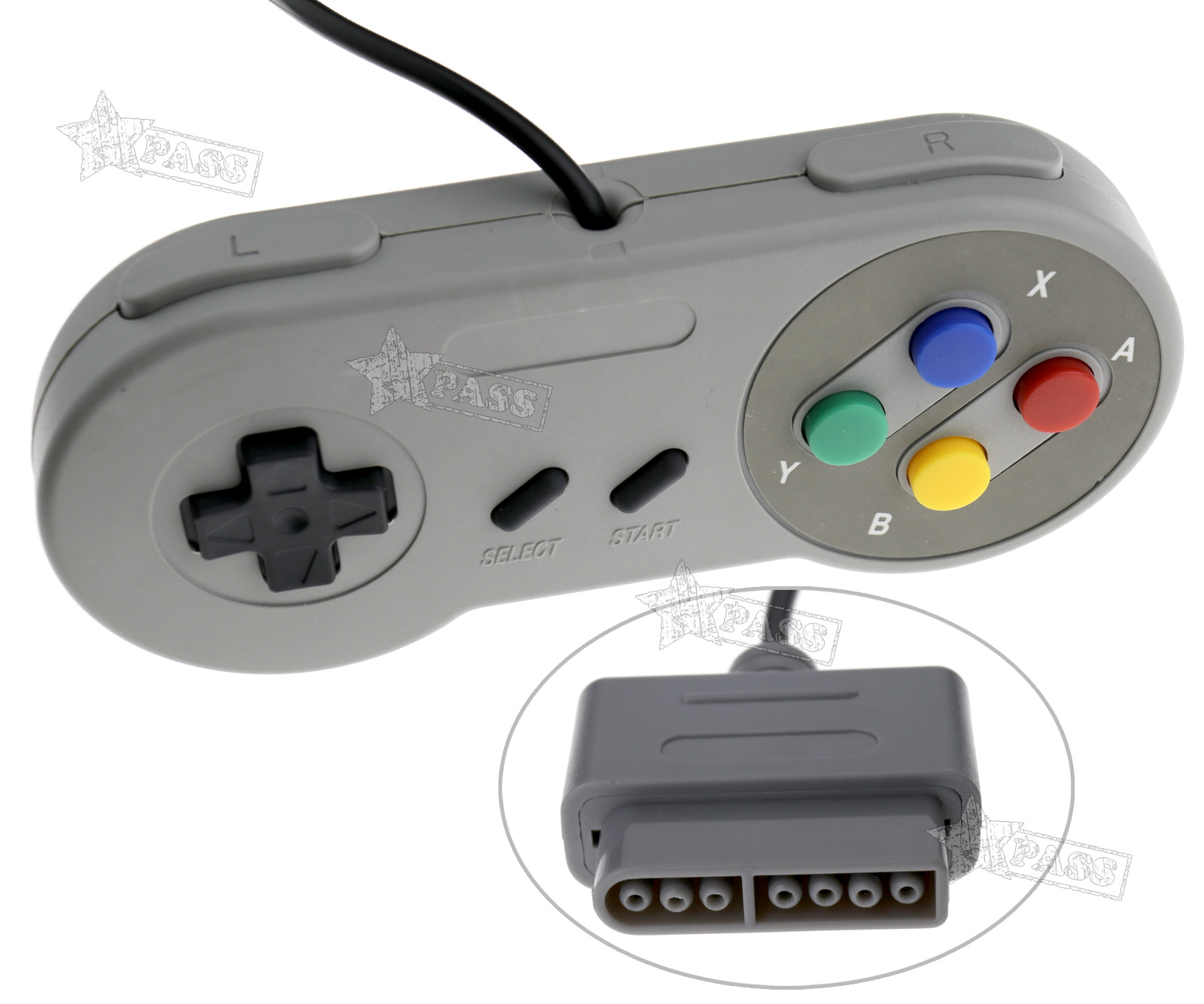 2 x SNES Official Original Controller Pad Gamepad For Super Nintendo