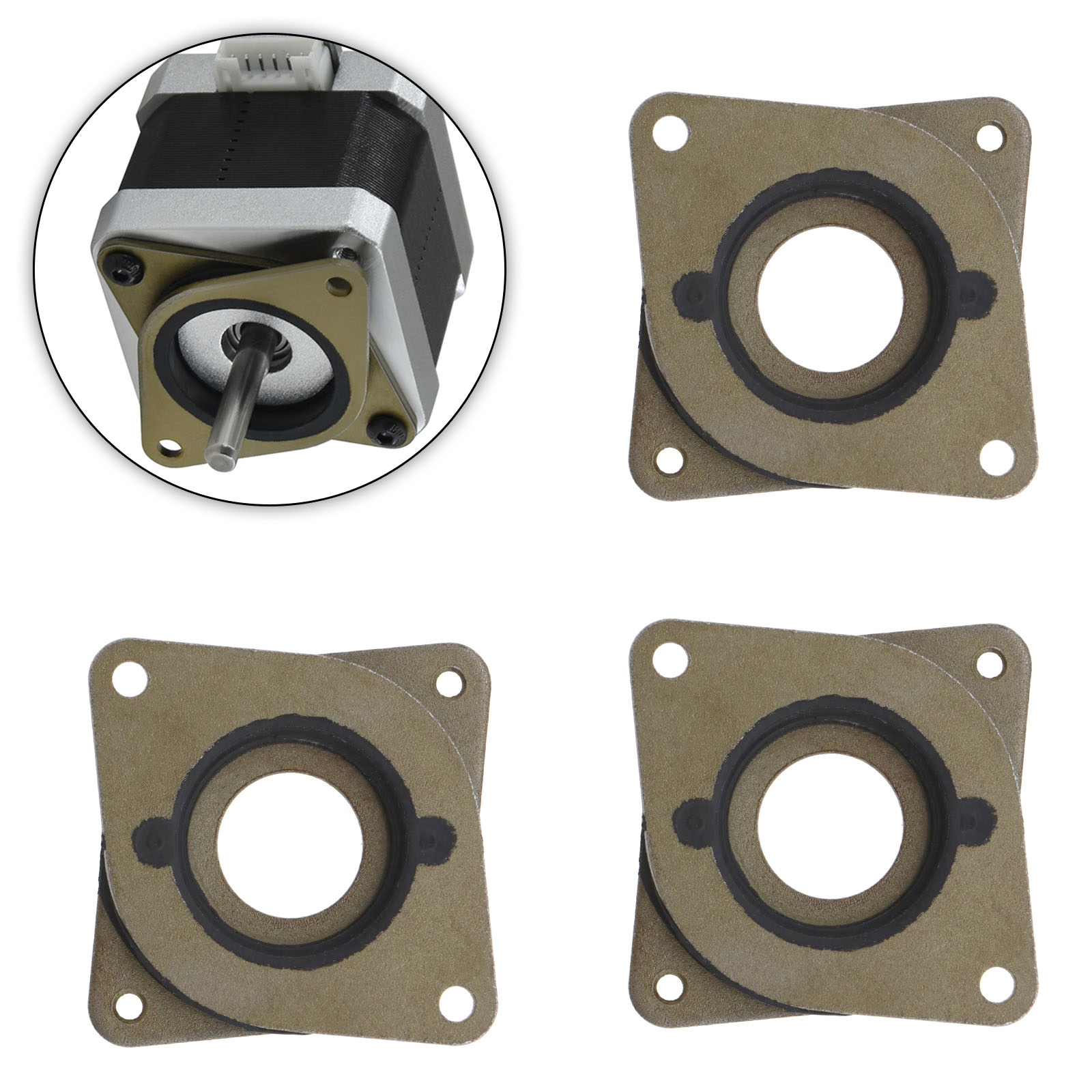 3X Shock Absorber Stepper Damper Vibration DIY Tool For Nema17 3D Printer Use