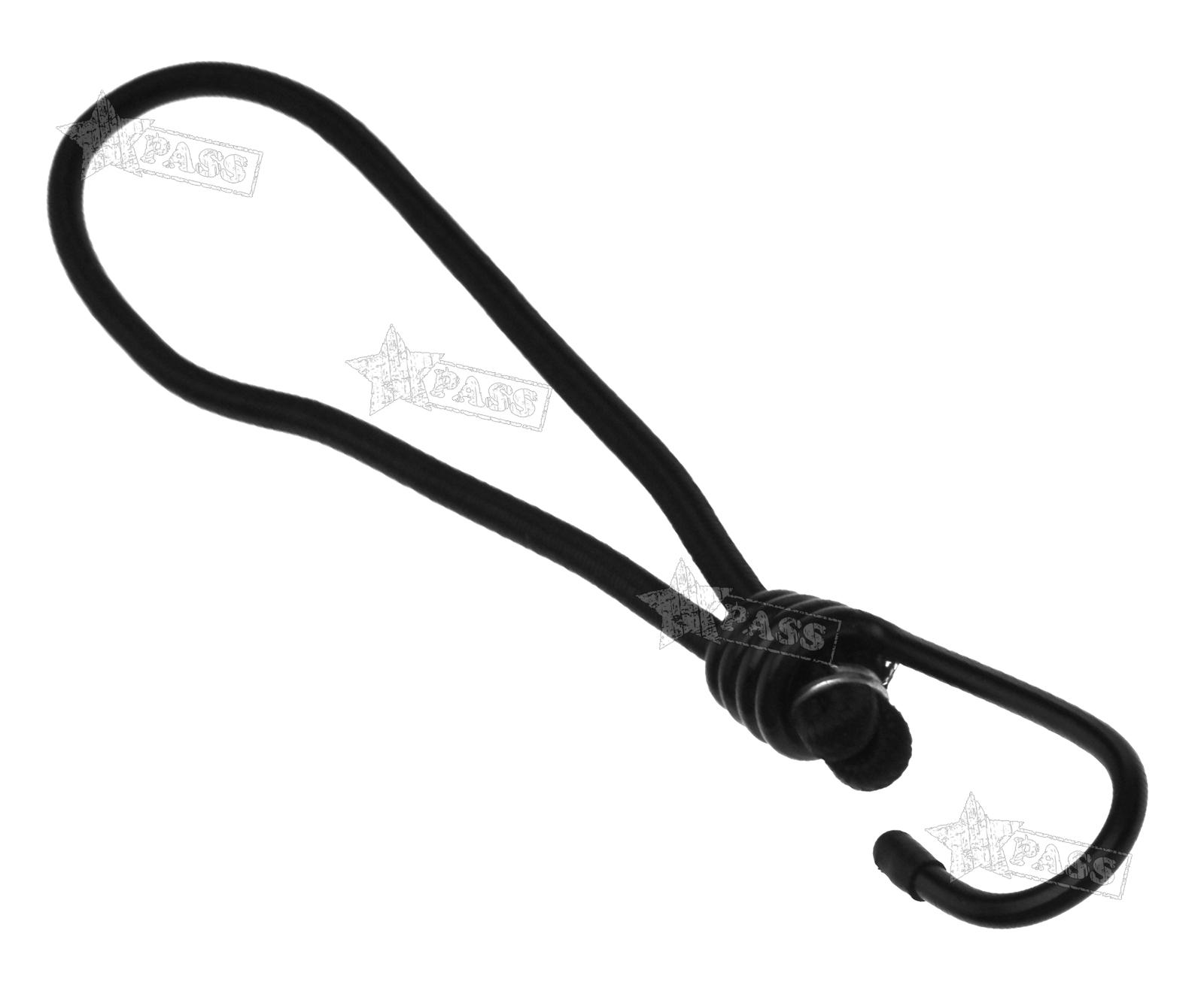 5 Pic Rubber Luggage Elastics Rope Hook Ties Stretch With Metal Hooks