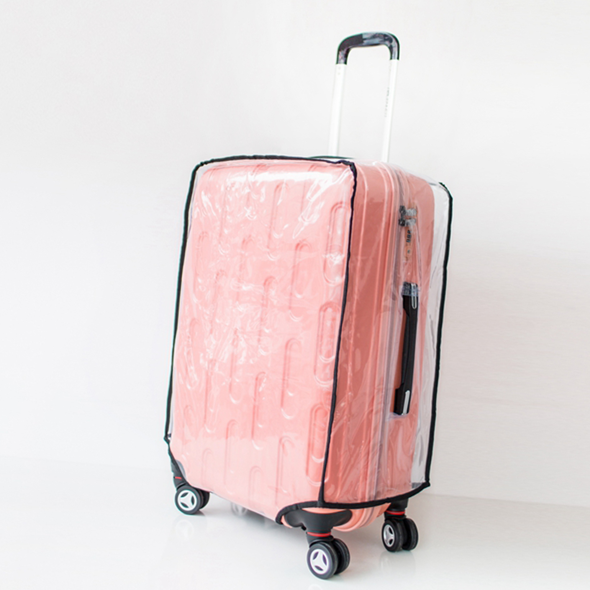 26‘’ Transparent PVC Luggage Protector Travel Suitcase AntiStrech