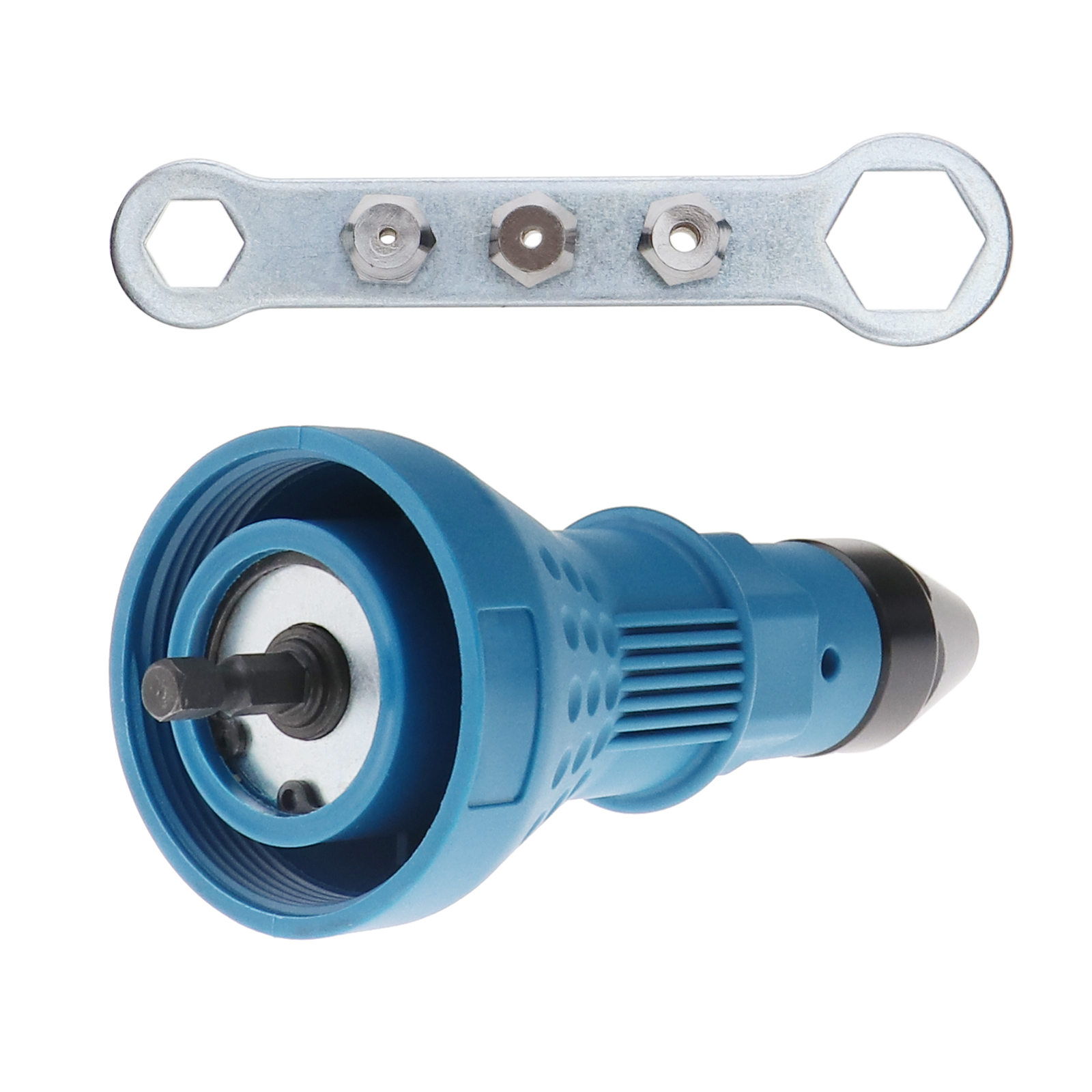 Electric Rivet Nut Gun Cordless Drill Kit Adapter Riveting Insert Hand