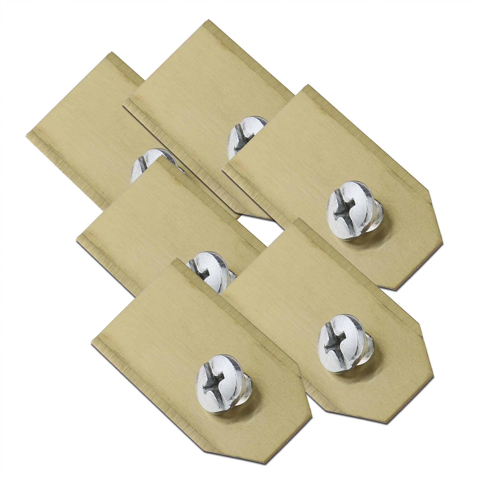 30X 0.45mm Lawn Mower Replacement Blades+Screws For Gardena Husqvarna